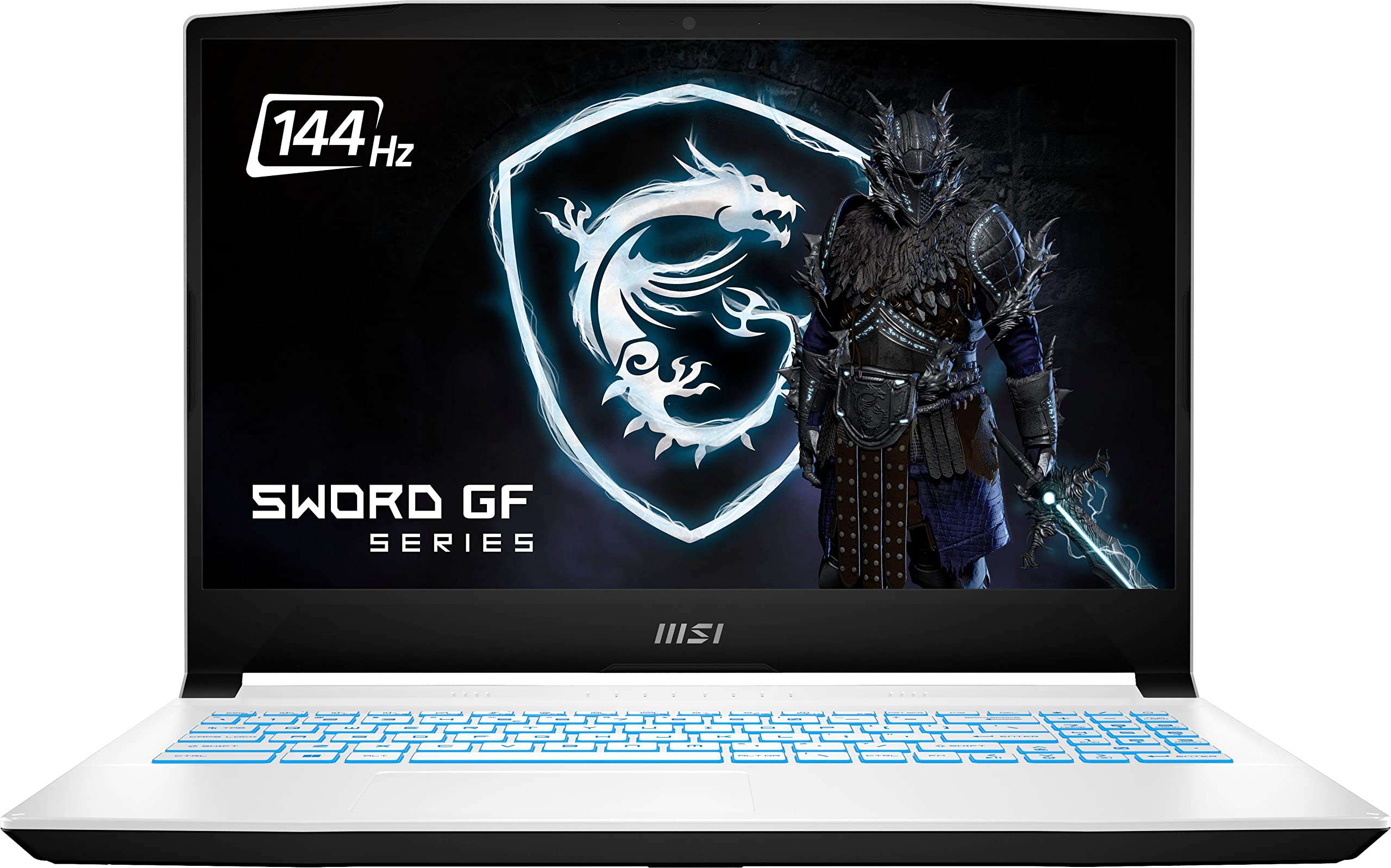 2022 MSI Sword 15.6"" Gaming Laptop, 144Hz IPS Level FHD, Intel Core i7-12650H 10-Core, 16GB DDR4, 1TB NVMe SSD, NVIDIA GeForce RTX 3060 6GB GDDR6, Backlit Keyboard, Windows 11 w/ 32GB USB, White 1
