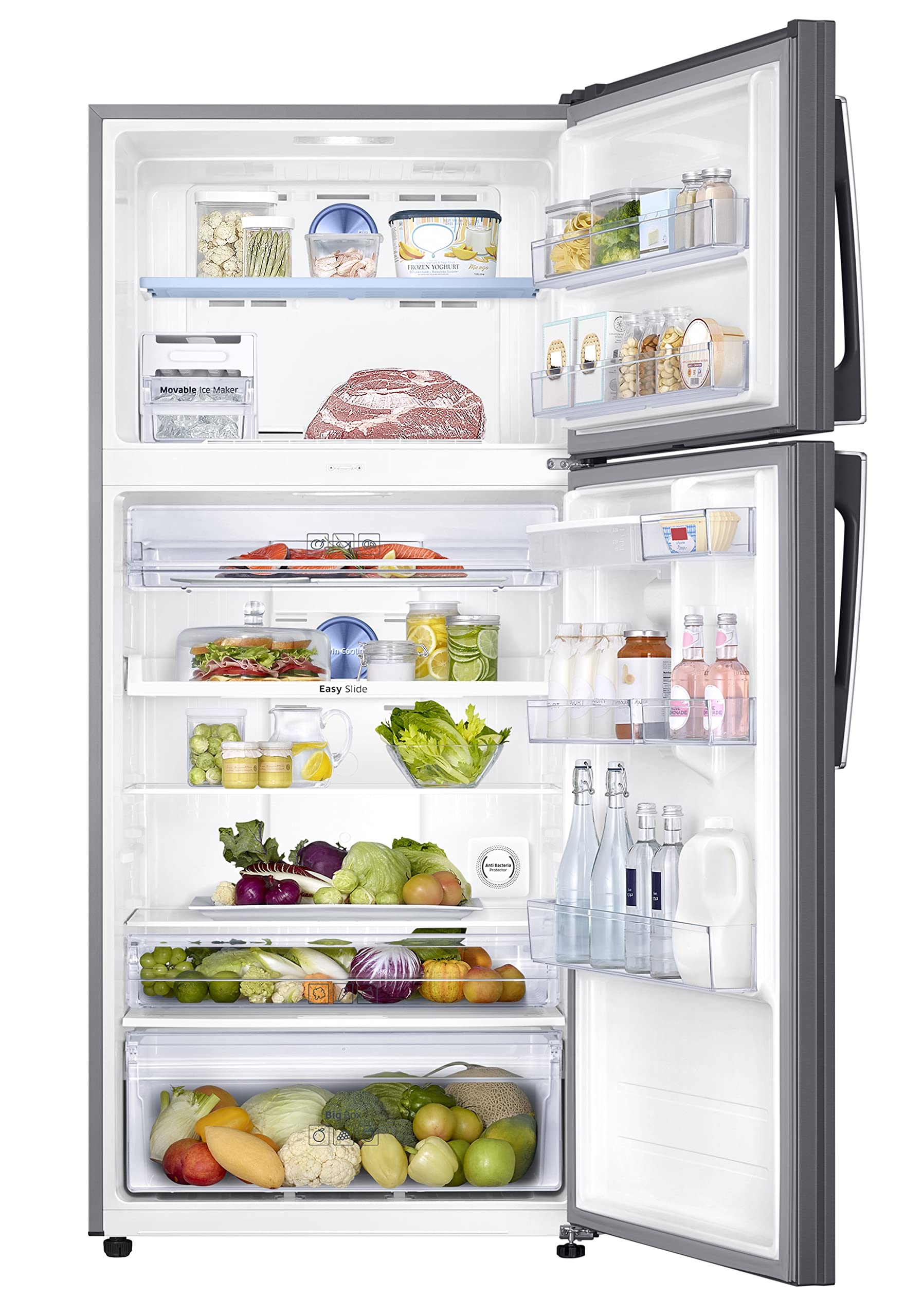 Samsung 523L 2 Star Frost-Free Double Door Digital Inverter Refrigerator (RT54B6558SL/TL,Steel) 6