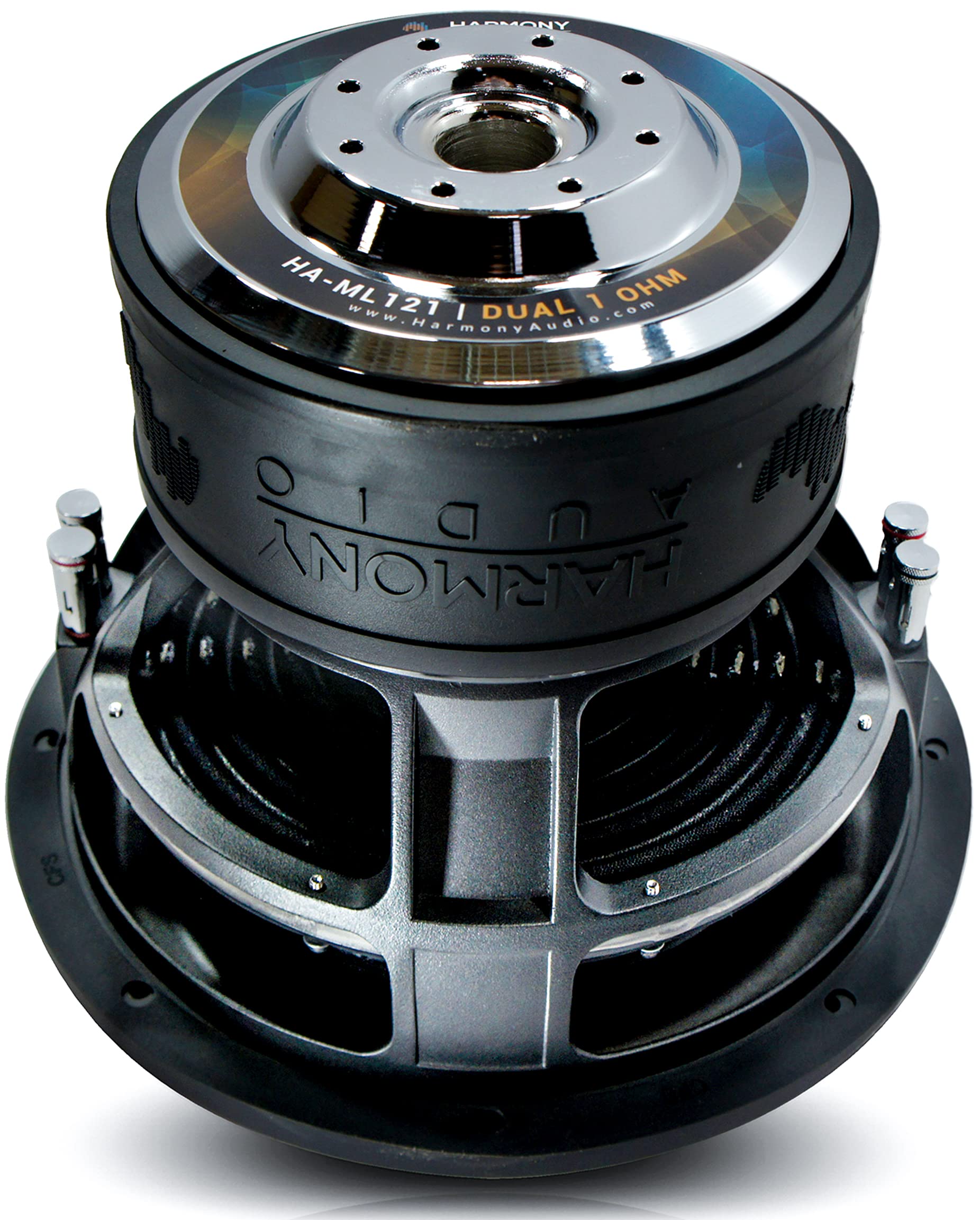Harmony Audio HA-ML121 Monolith 12" Car Stereo Competition SPL Sub 3000W Dual 1 Ohm Subwoofer 4