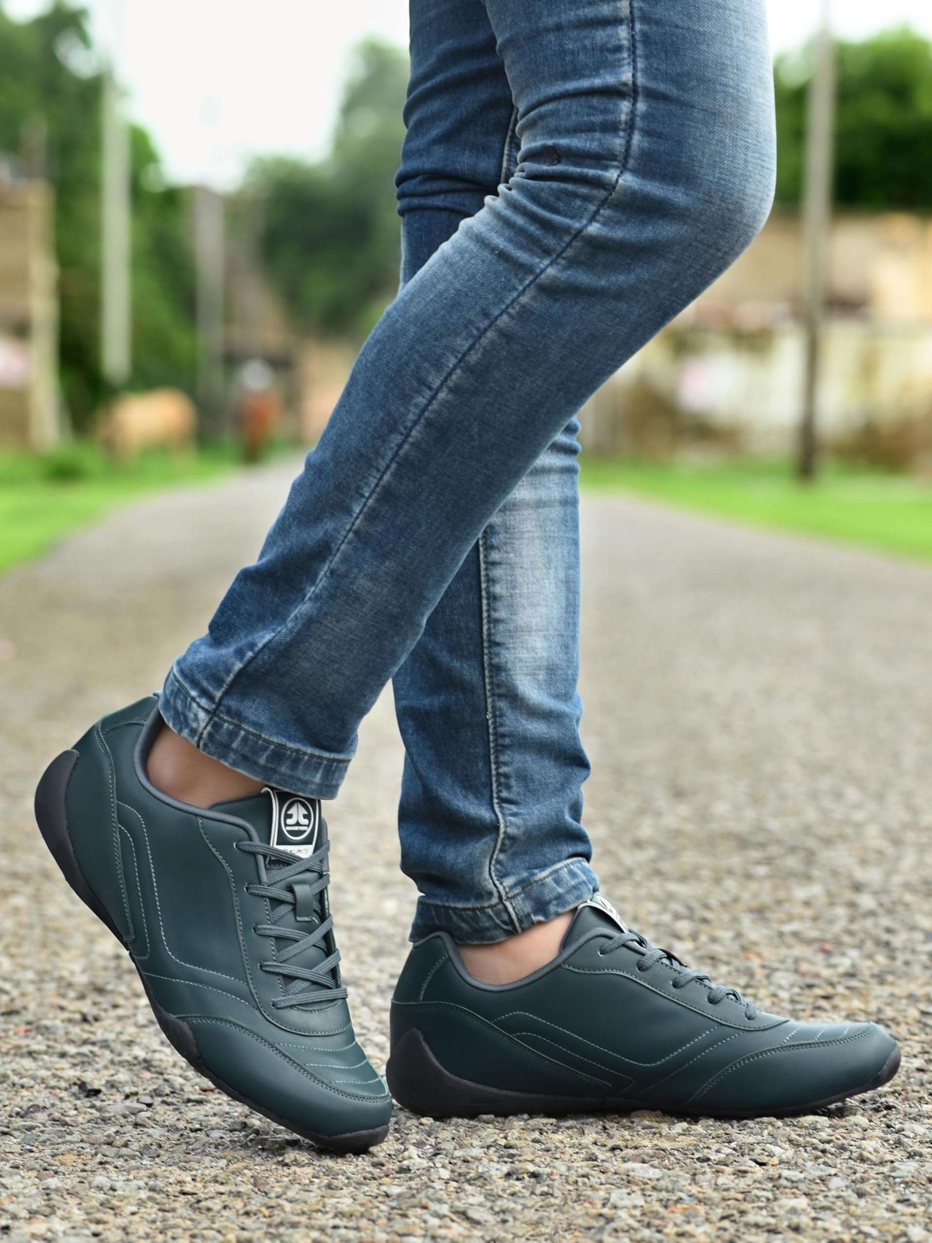 OFF LIMITS Men Speed CAT, Casual Shoes, Bottle Green, UK 8 3