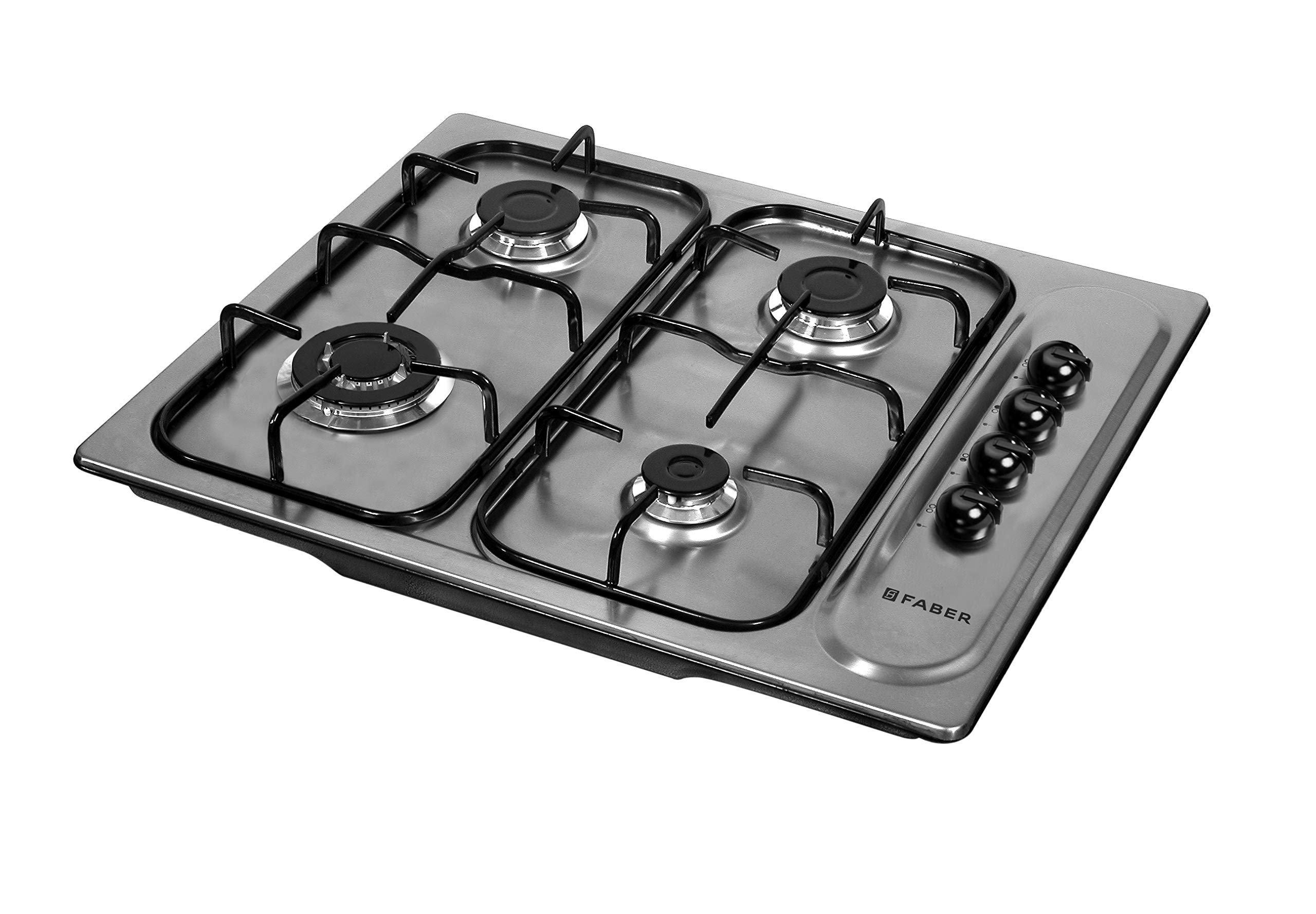 Faber Hob FH 40 AMD Stainless Steel Top 4 Italian Burners (Silver) 3