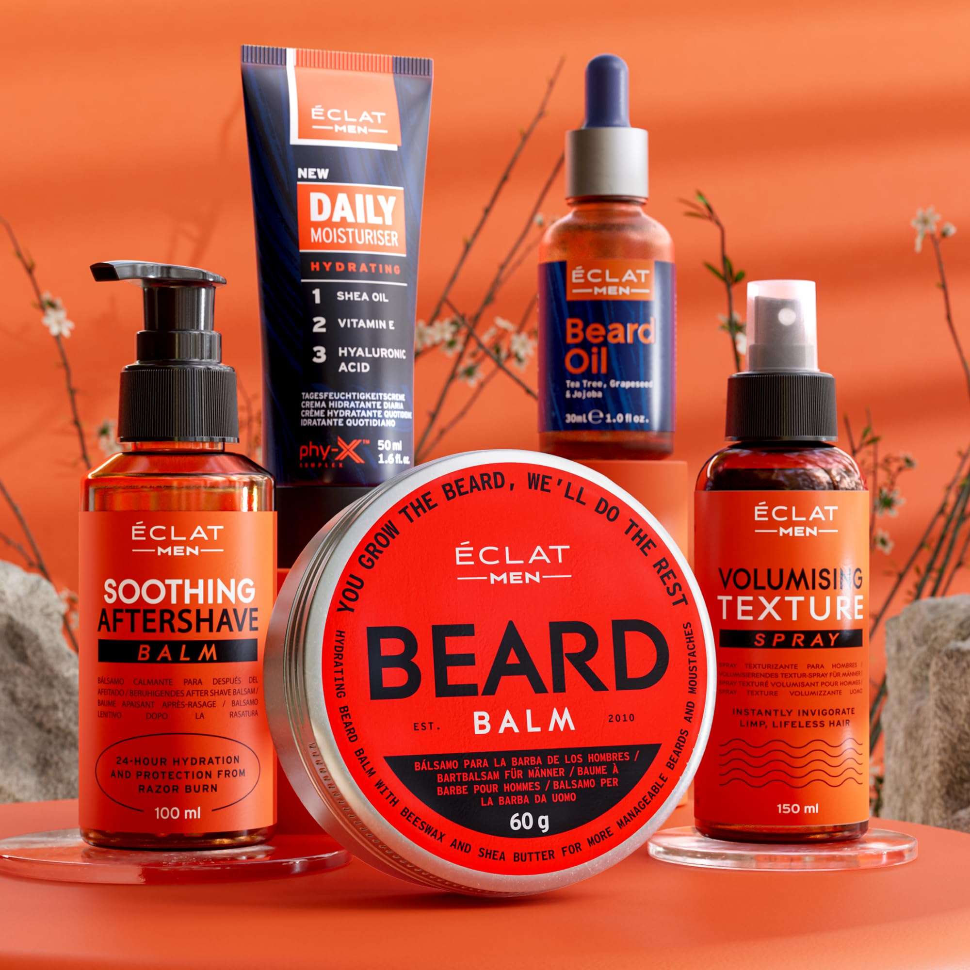 Natural Sea Salt Texture Spray for Men's Wavy, Curly, & Fine Hair - Adds Volume, Saltwater Beach Texture, Heat Protection, 150ml Travel Size 3