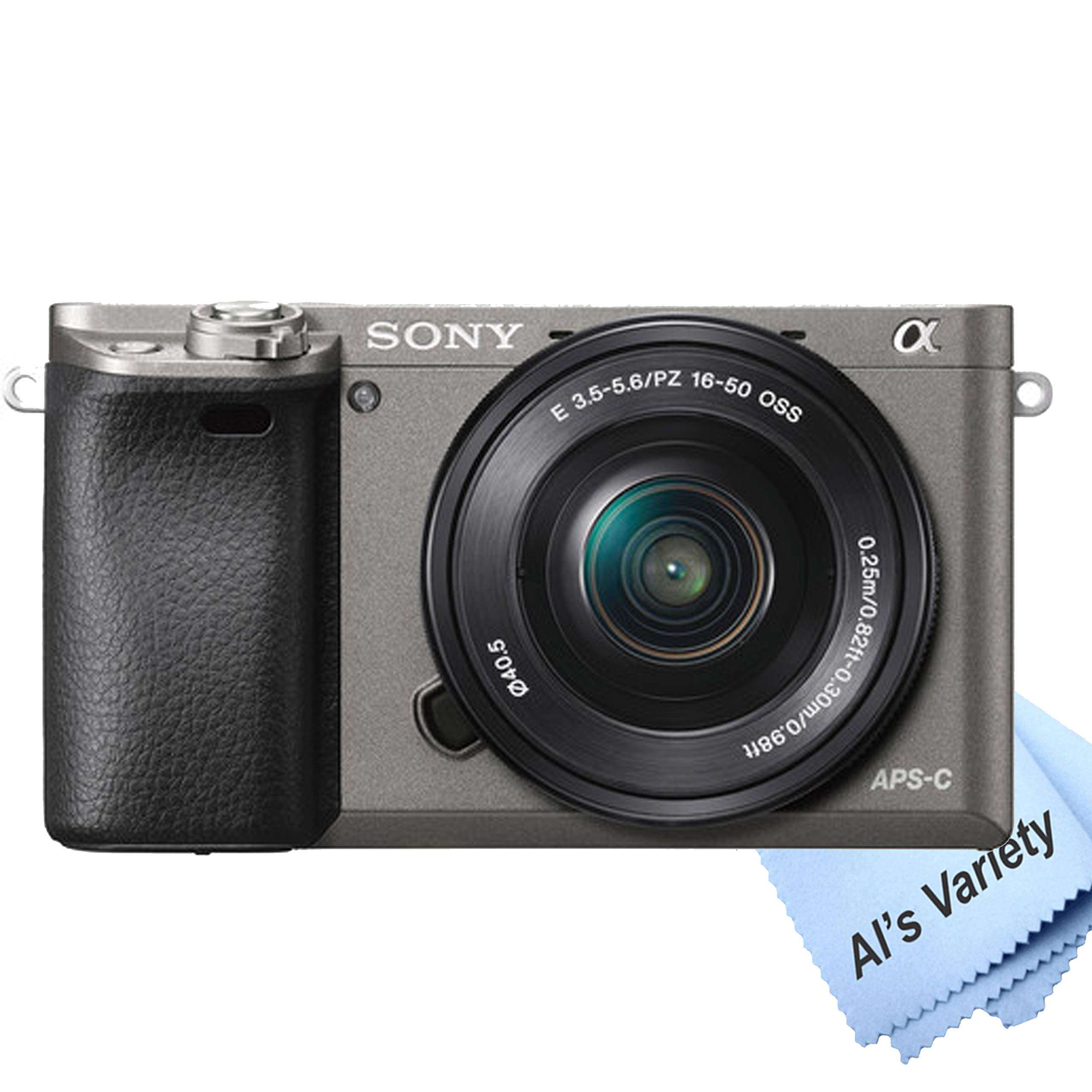 Sony a6000 Mirrorless Digital Camera(Graphite) with 16-50mm Lens + 32GB Card, Tripod, Case, and More (18pc Bundle) 2