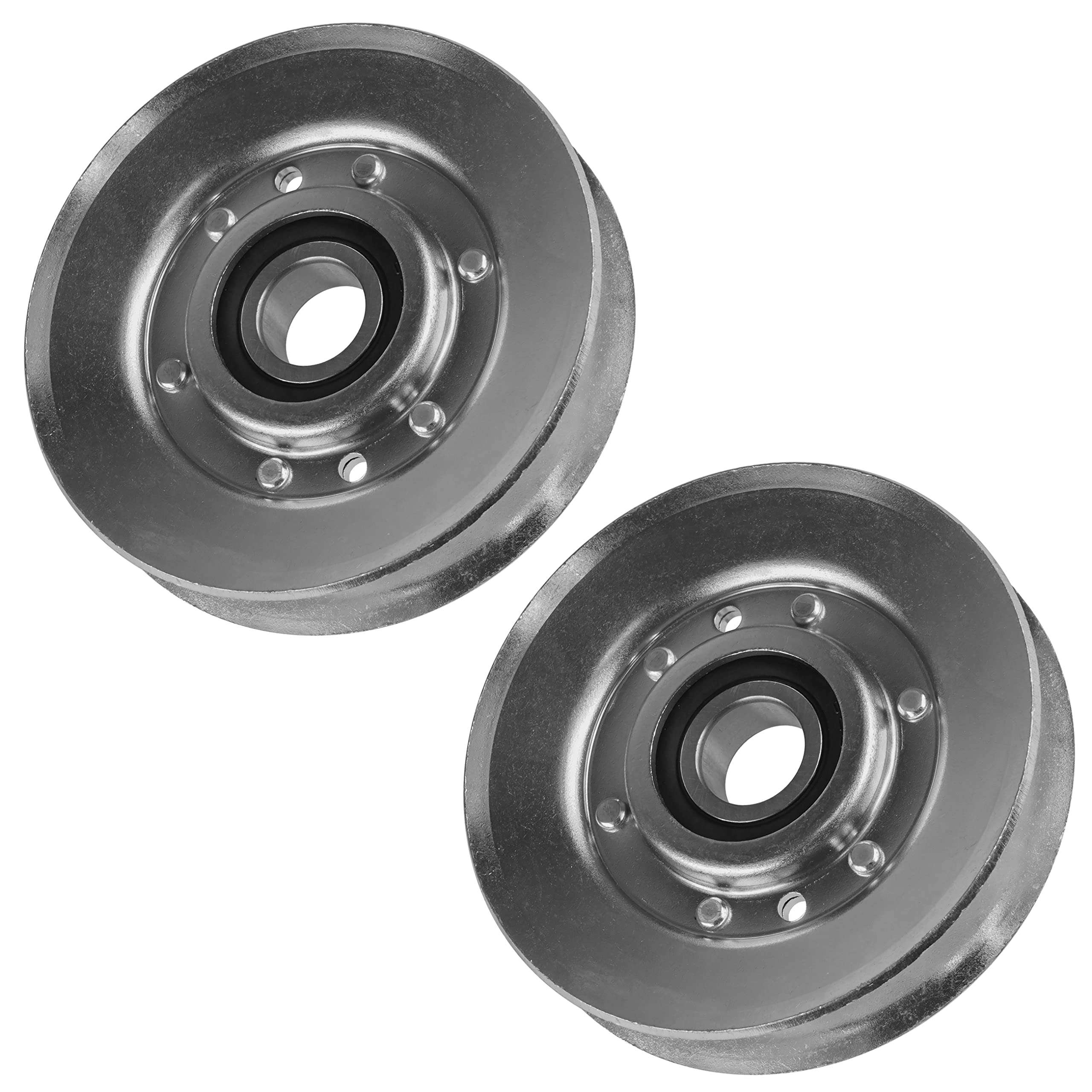 Caltric 2 V-Idler Pulley Compatible with John Deere LA120 LA125 LA135 LA140 LA145 LA150 AM118447 5