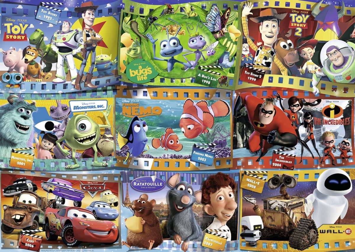 Ravensburger Disney Pixar Movies 1000 Piece Jigsaw Puzzle for Adults – Every Piece is Unique, Softclick Technology Means Pieces Fit Together Perfectly 1