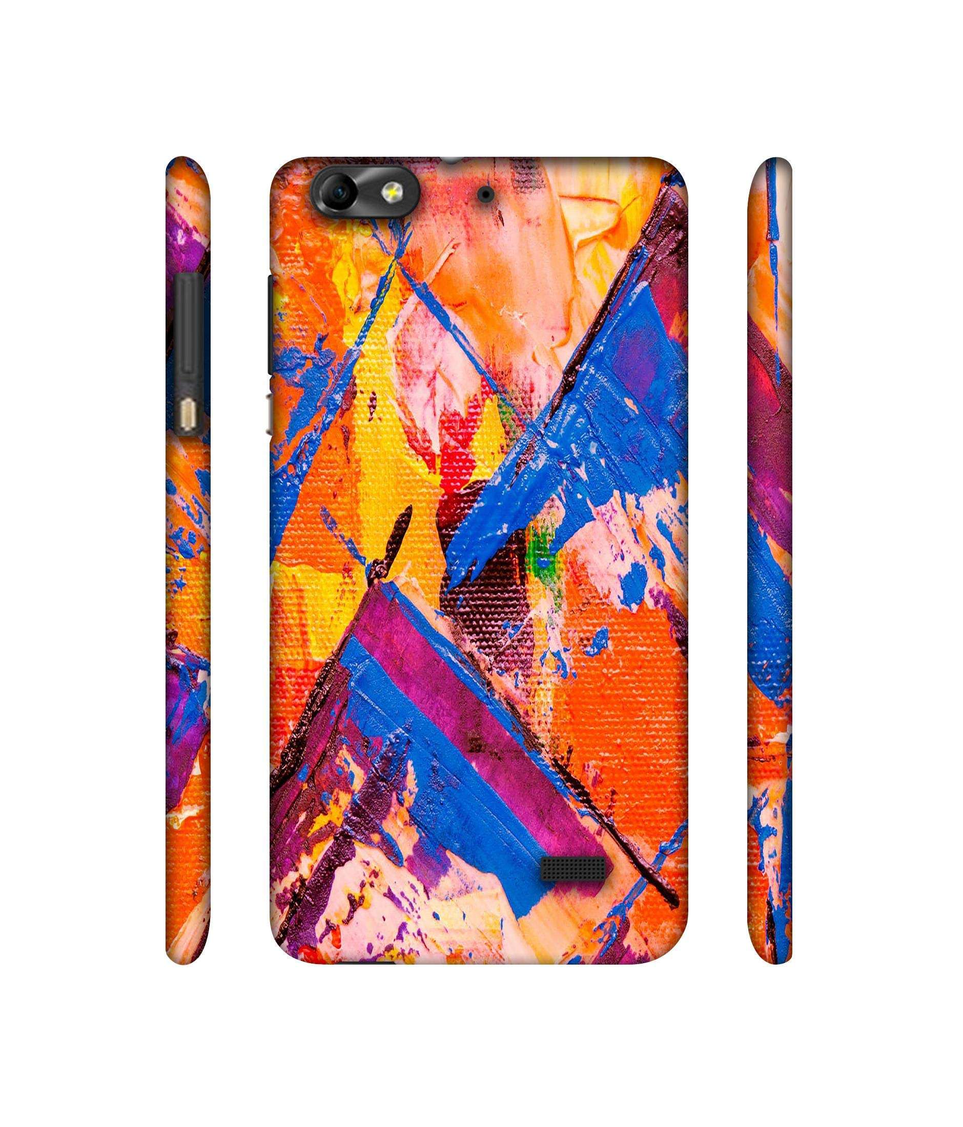 Amazon Brand - Solimo Designer Barfi Shape Multicolor Texture 3D Printed Hard Back Case Mobile Cover for Huawei Honor 4C 3