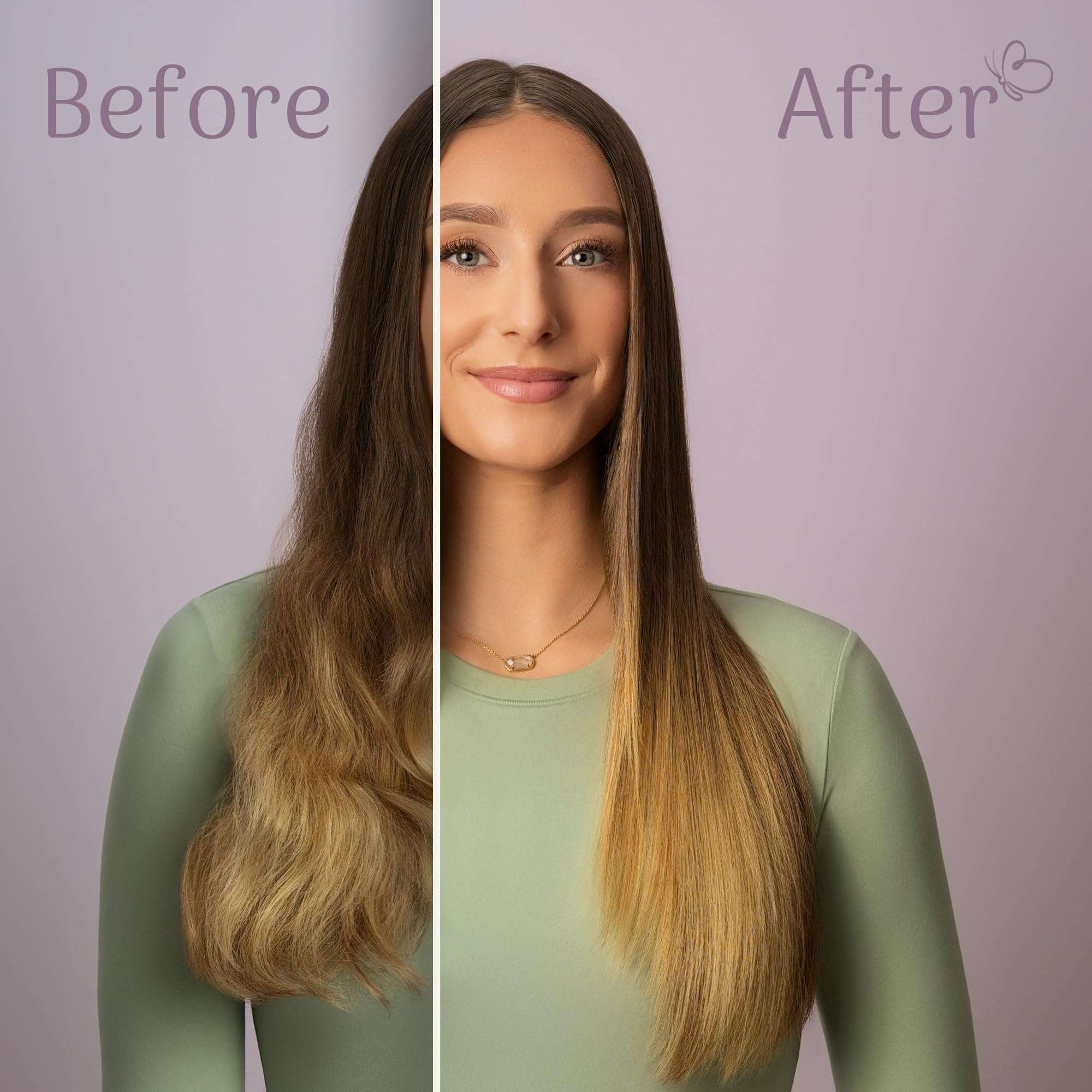 StyleCraft Sage – Professional Smooth Gliding Vibrating 1”-Inch Keratin Sealing Flat Iron with Titanium Plates and LED Display for Silky Smooth Hair 5