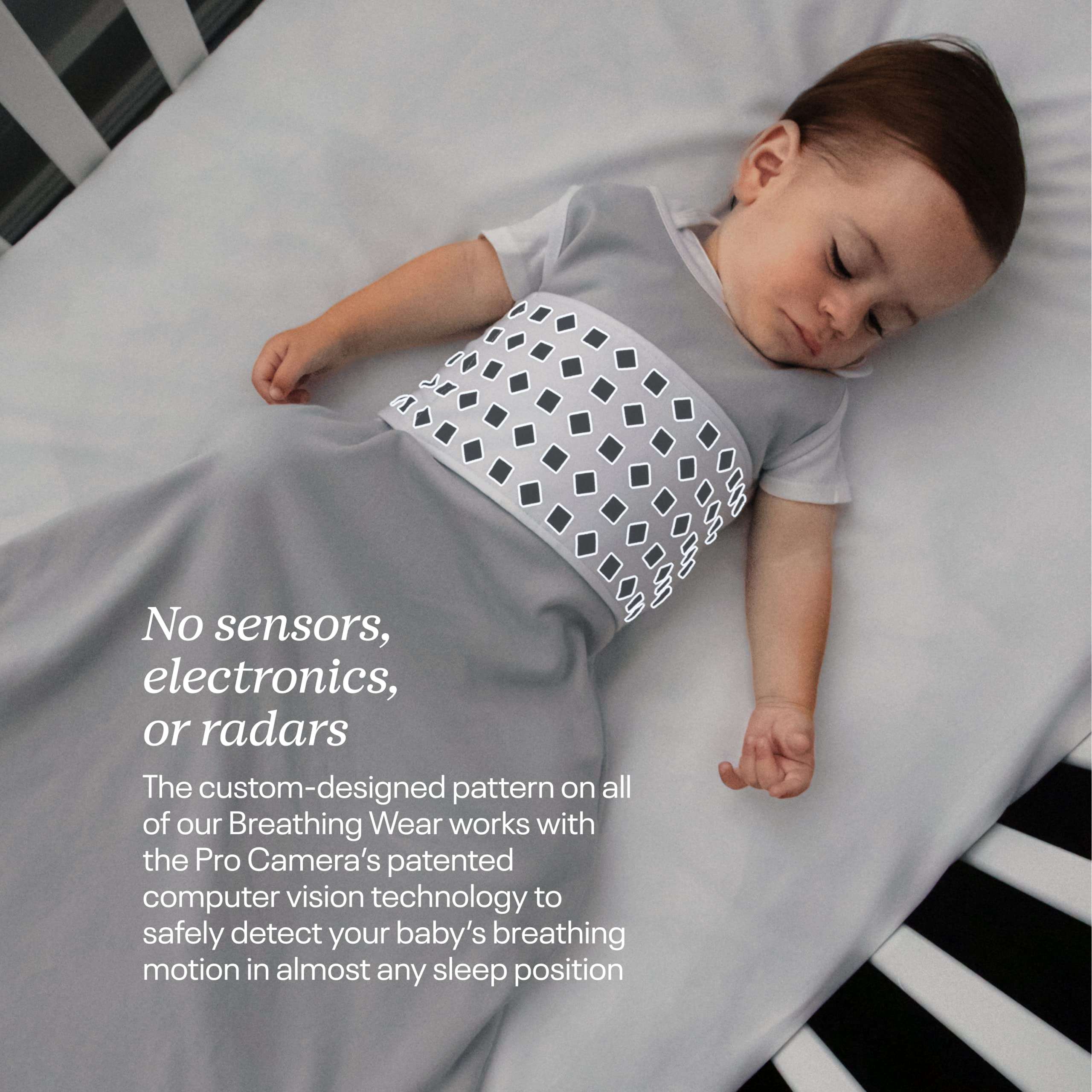 Nanit Breathing Wear Sleeping Bag - Large, Pebble Grey 4