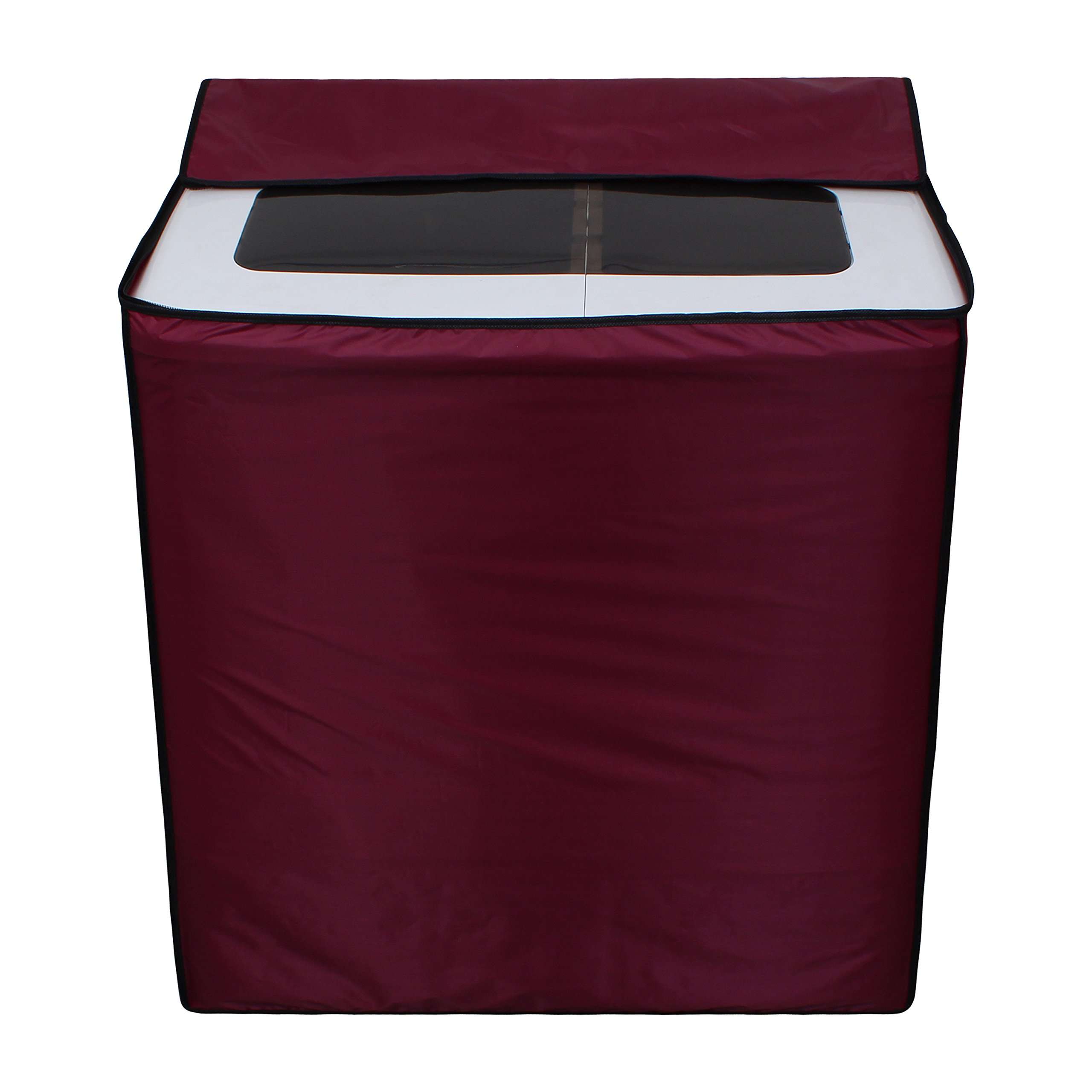 Glassiano Maroon Waterproof & Dustproof Washing Machine Cover for semi Automatic Samsung WT657QPNDPG 7.2 Kg Washing Machine 2