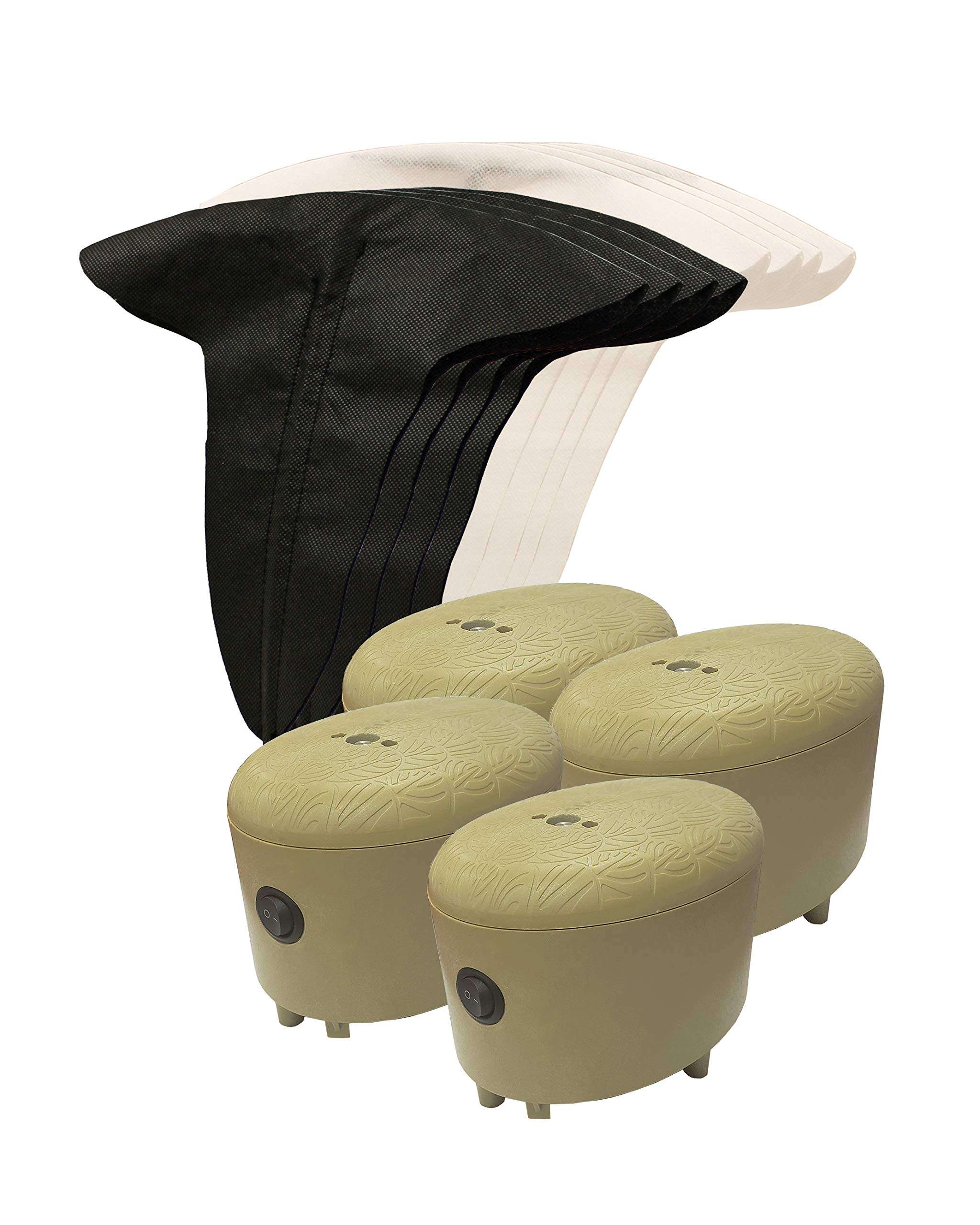 MOJO Mini Flags Spinning Wing Goose Decoys, Goose Hunting Gear and Accessories, 4 Pack, Canada and Snow Goose 1