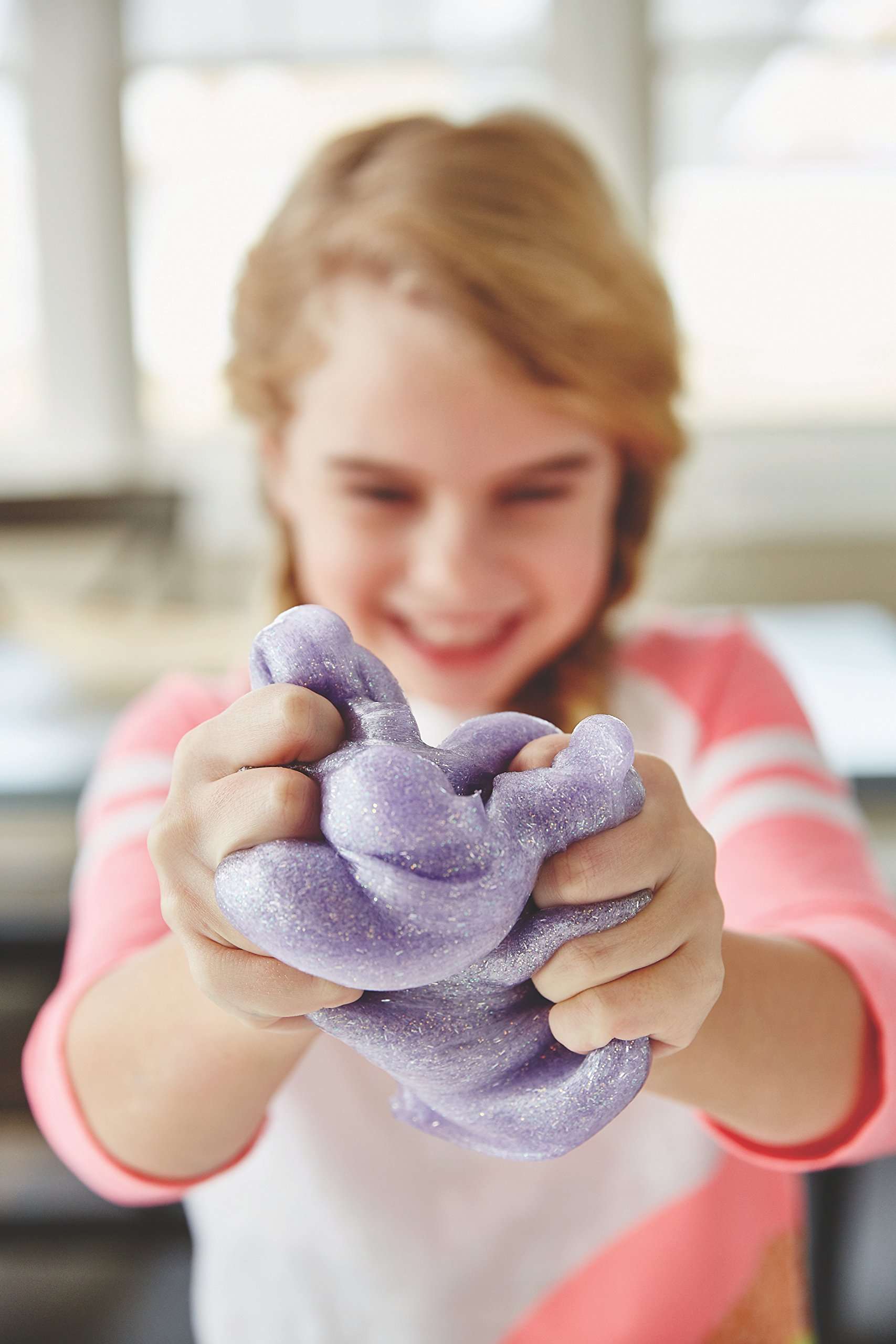 Elmer's Classic Glitter Glue, 6 Ounces, Assorted Primary Colors, Set of 3 - E317 5