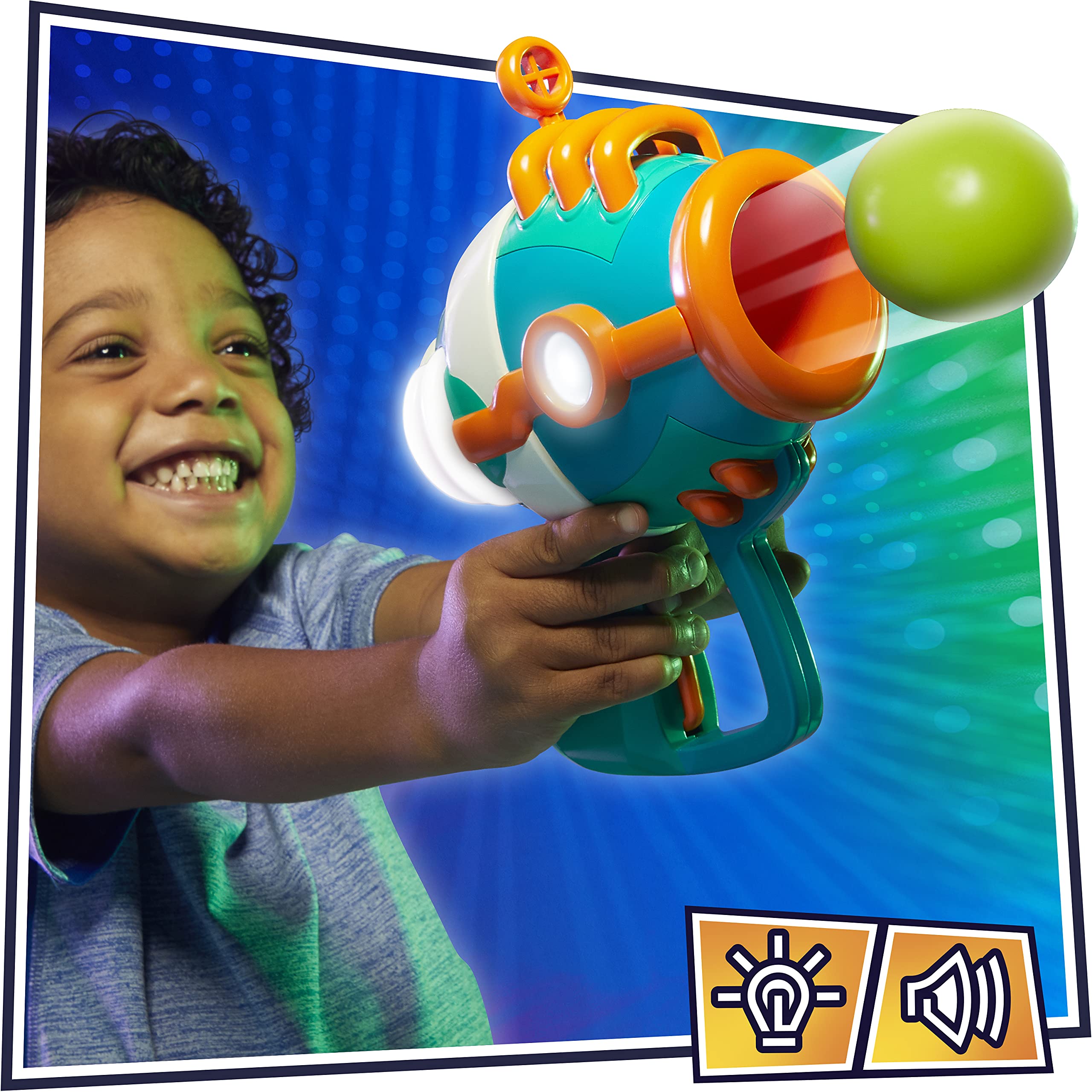 PJ Masks Romeo Blaster Ball Launcher, Preschool Toys, Ball Blaster for Kids, Toys for 3 Year Old Boys and Girls and Up 5