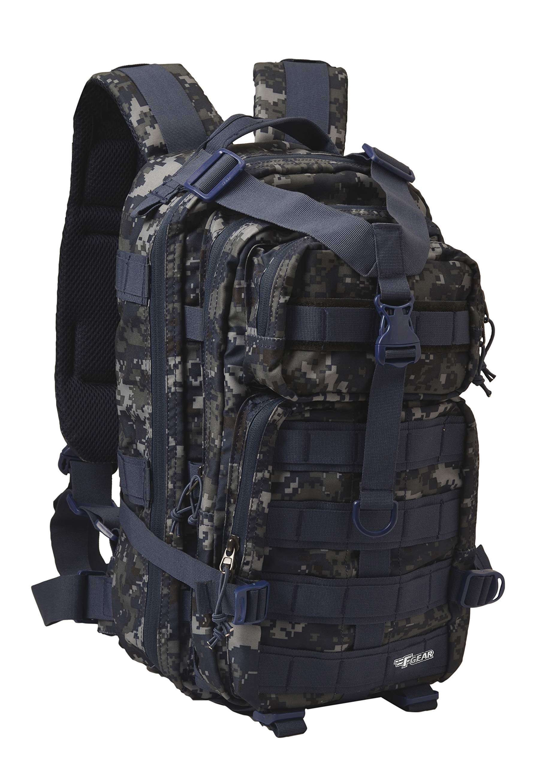 F Gear Military Tactical Polyester 29 Ltrs Casual Backpack (Marpat Navy) 2