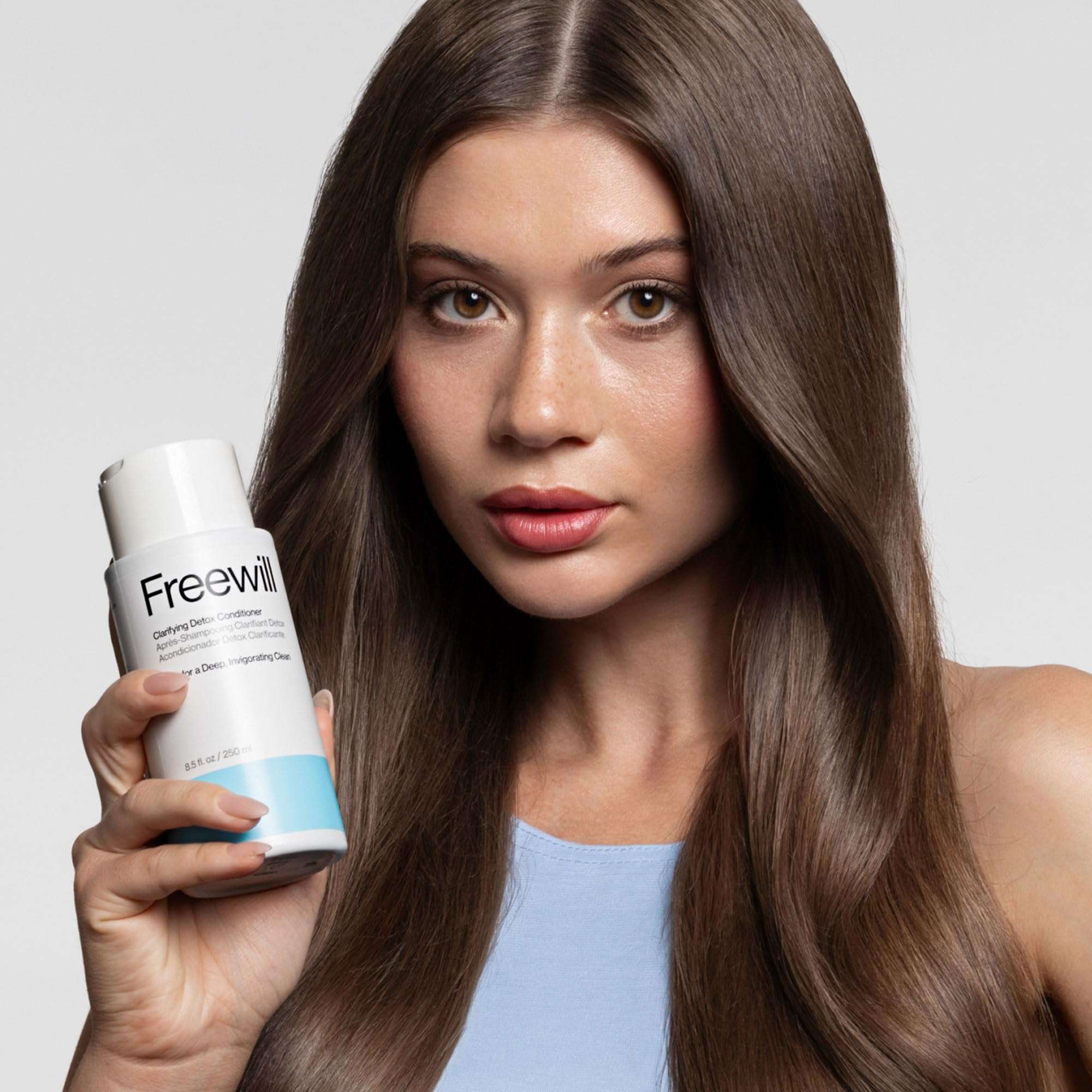 Freewill Clarifying Detox Conditioner - Scalp Cleansing Conditioner for Oily Hair, Build Up Remover, Balances Hair Hydration without Stripping, 8.5 oz 6
