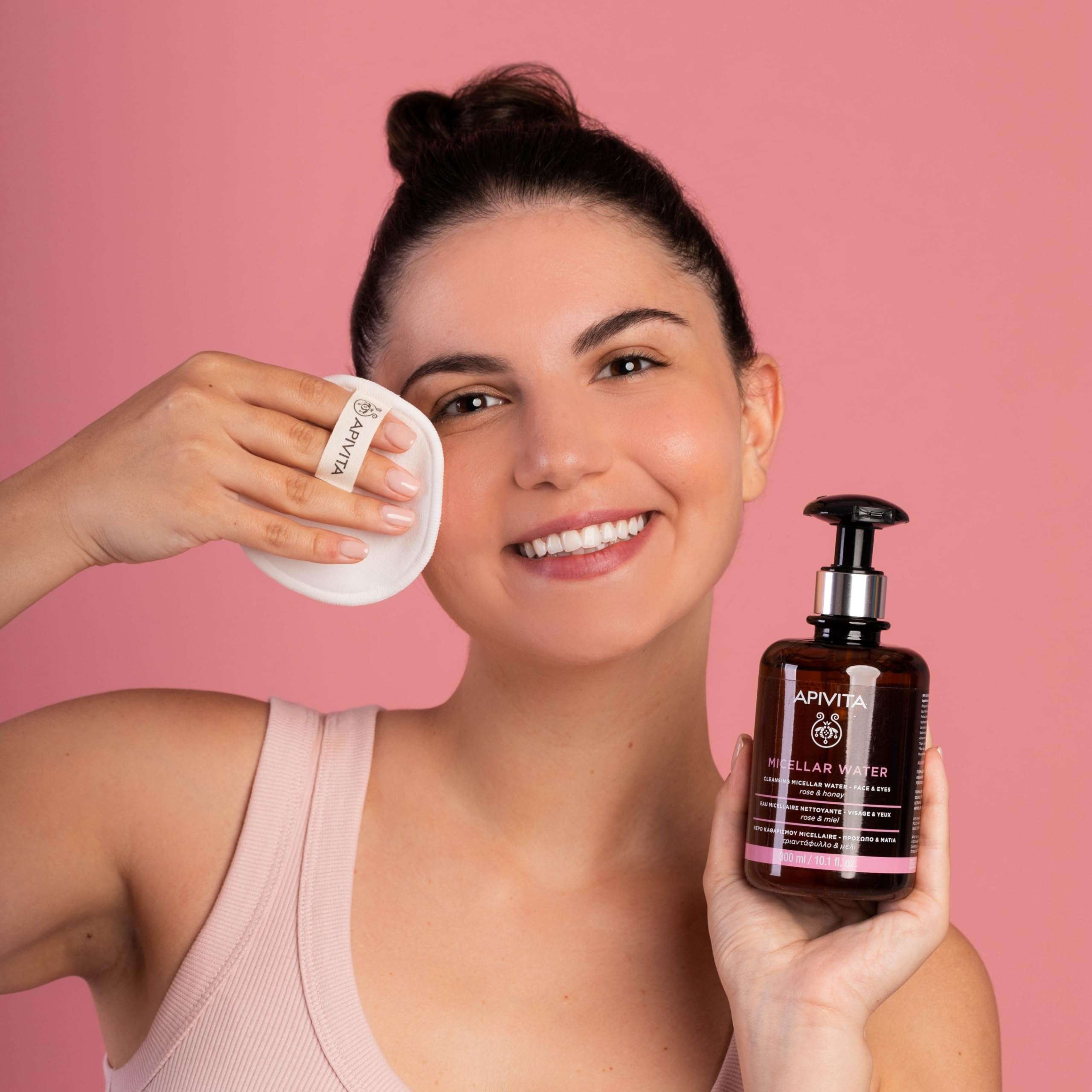 APIVITA Micellar Water | Hydrating & Noursishing Cleansing Micellar Water for Face & Eyes with Rose & Honey, 300 mL / 10.1 oz 6