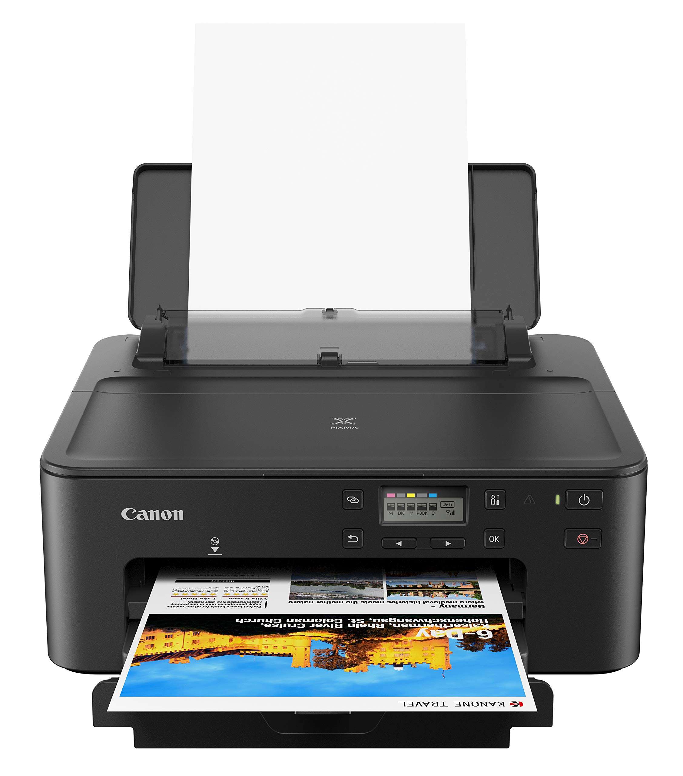 Canon PIXMA TS702 Wireless Single Function Printer | Mobile Printing with AirPrint(R), Google Cloud Print, and Mopria(R) Print Service, Works with Alexa, Black, One Size 1