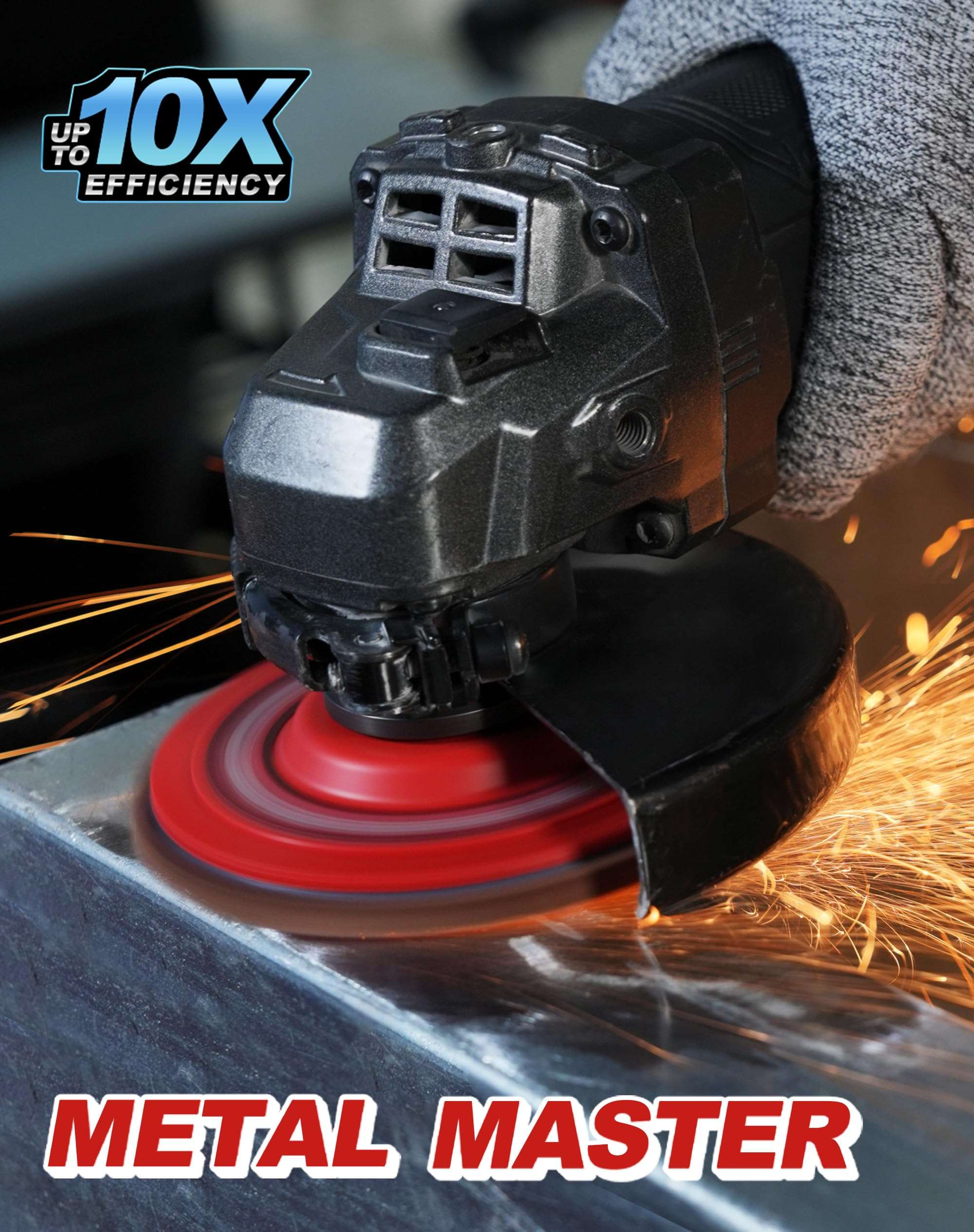 EZARC High Density Version & Ceramic Grain Flap Discs 80 Grit 6