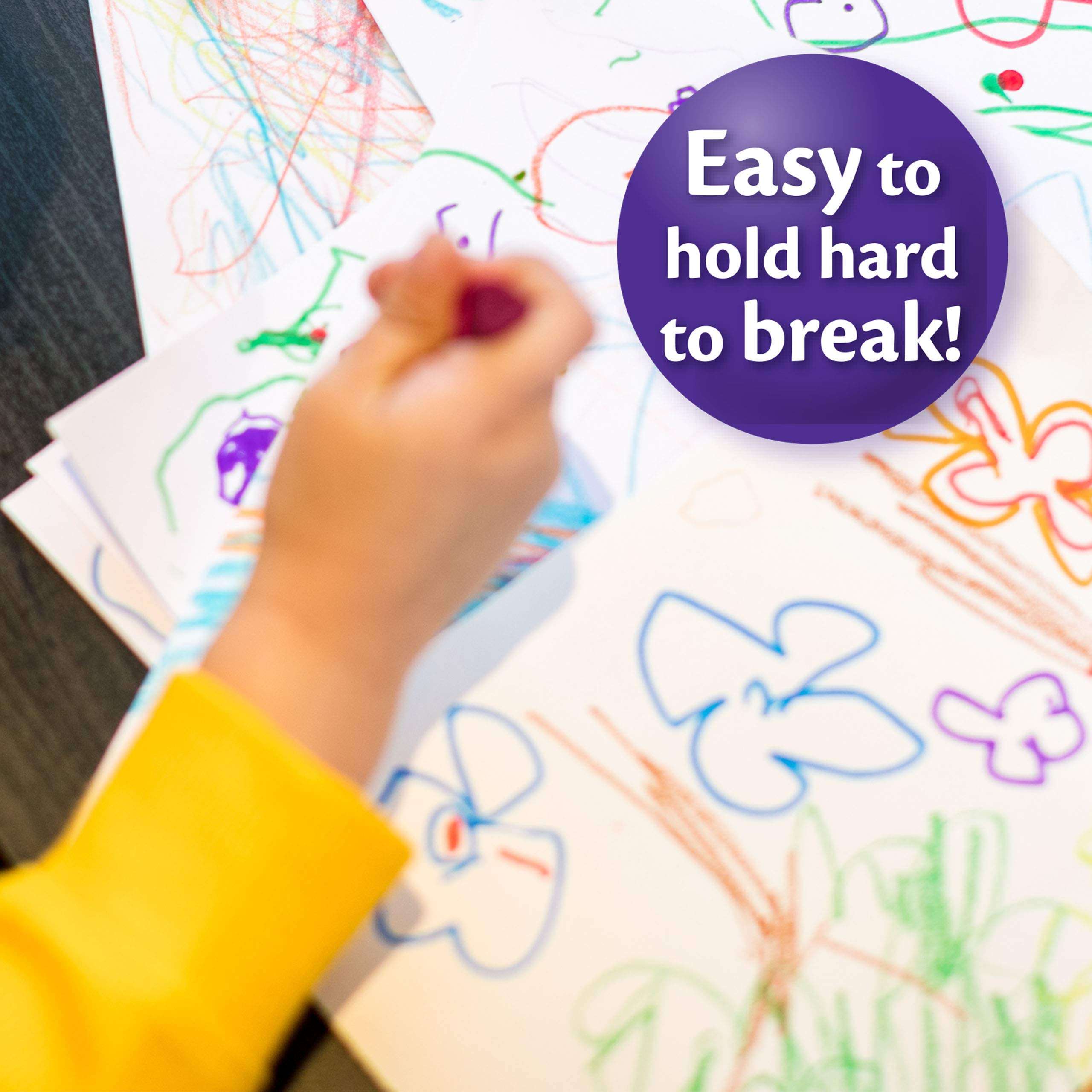 Crayola Large Crayons, Carnation Pink, Art Tools for Kids, 12 Count, 4" x 7/16" 4