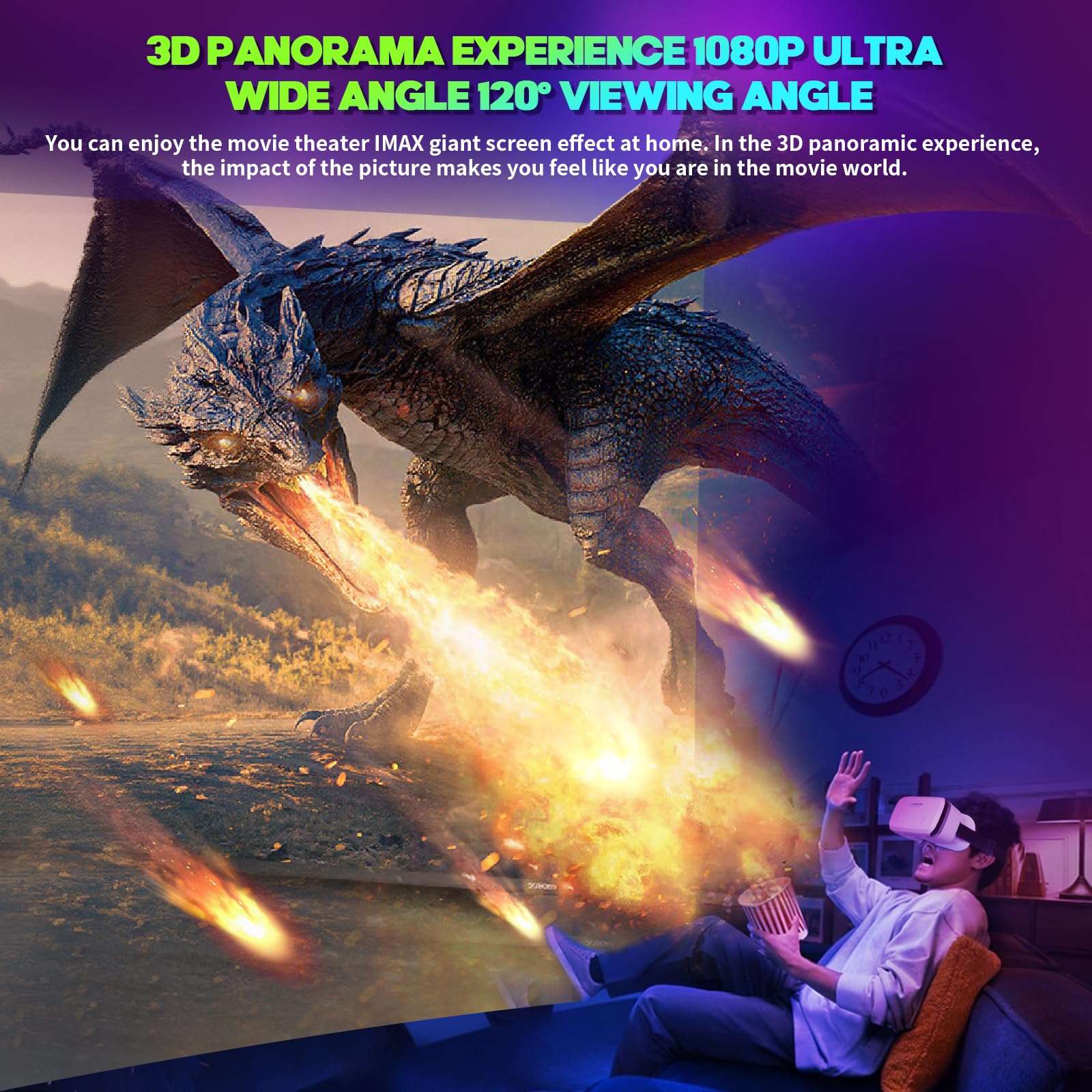 VR Headset for Smartphones with Bluetooth Controller, 4. 7-7-inch Aspheric Optical HD Lens Mobile VR Headset，Adjustable Focusand and Eye Width,Good Heat Dissipation 5