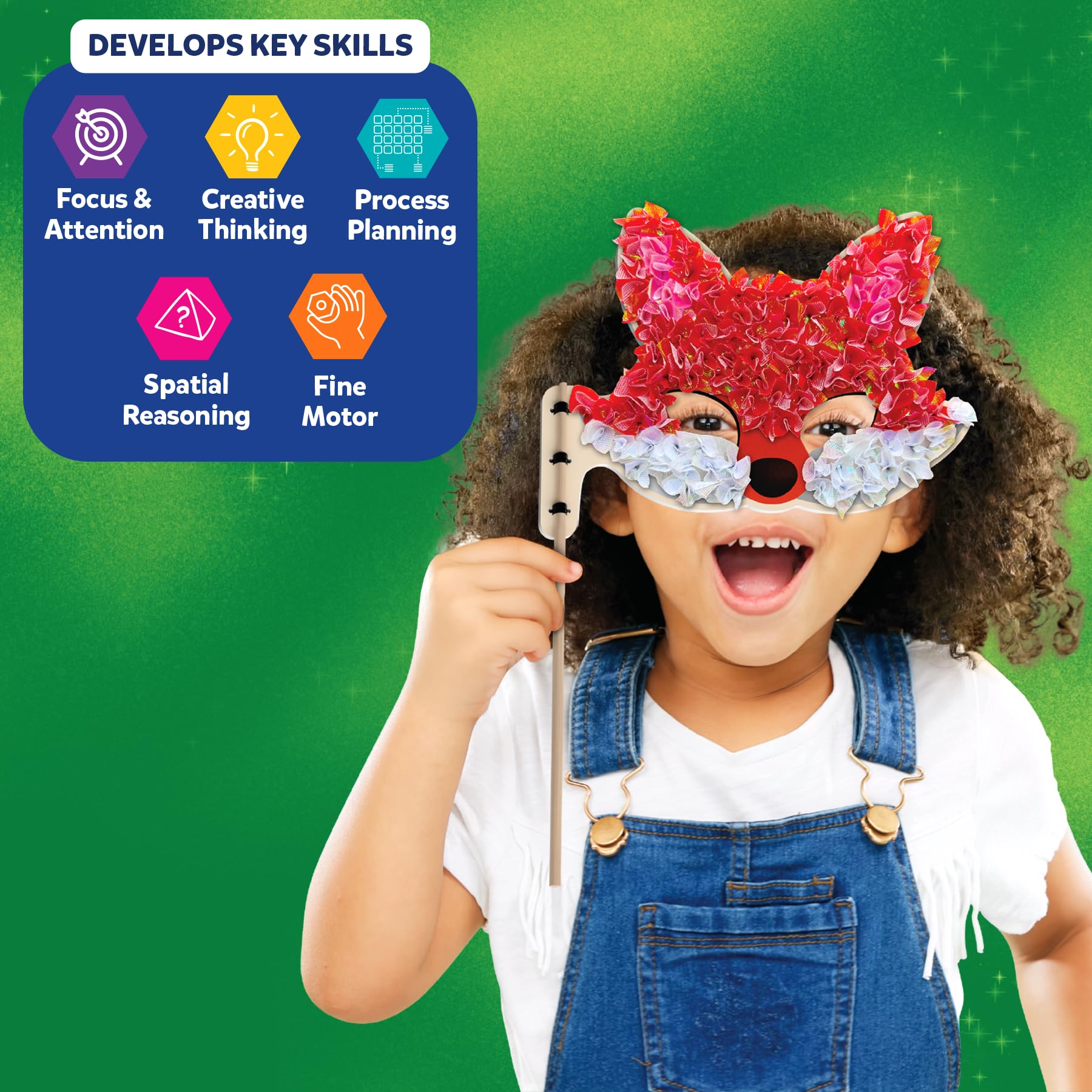 Skillmatics Poke-in Art - Animal Masks & Snip Snip Animals Bundle, DIY Craft Activity for Kids, Gifts for Toddlers, Girls & Boys Ages 3, 4, 5, 6, 7, 8, 9 5