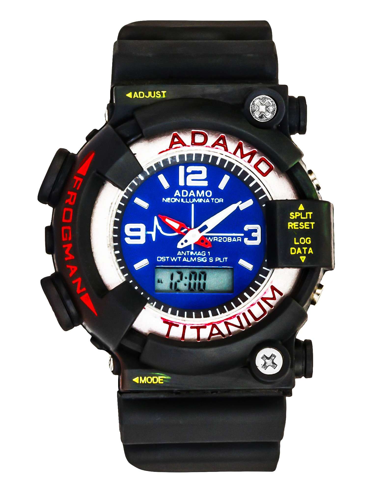 ADAMO Blue Dial L MTG Sports Analog-Digital Mens Watch ADMTG Large BL 1