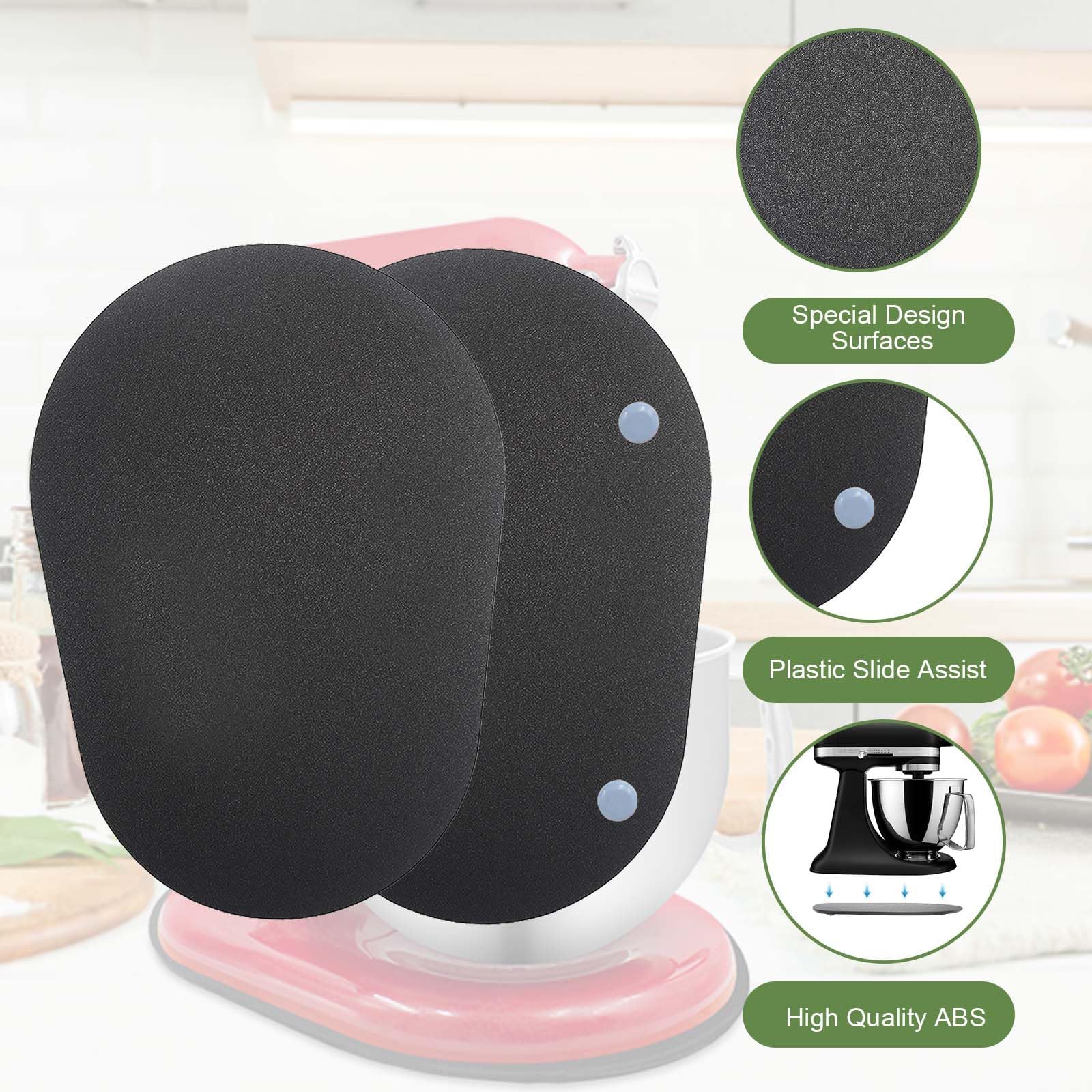for Kitchen Aid 5-8 Qt Bowl Lift Stand Mixer Slider Mat, Mixer Sliding Tray for Kitchen Aid Accessories and Attachments, Countertop Storage, Upgraded Material 6