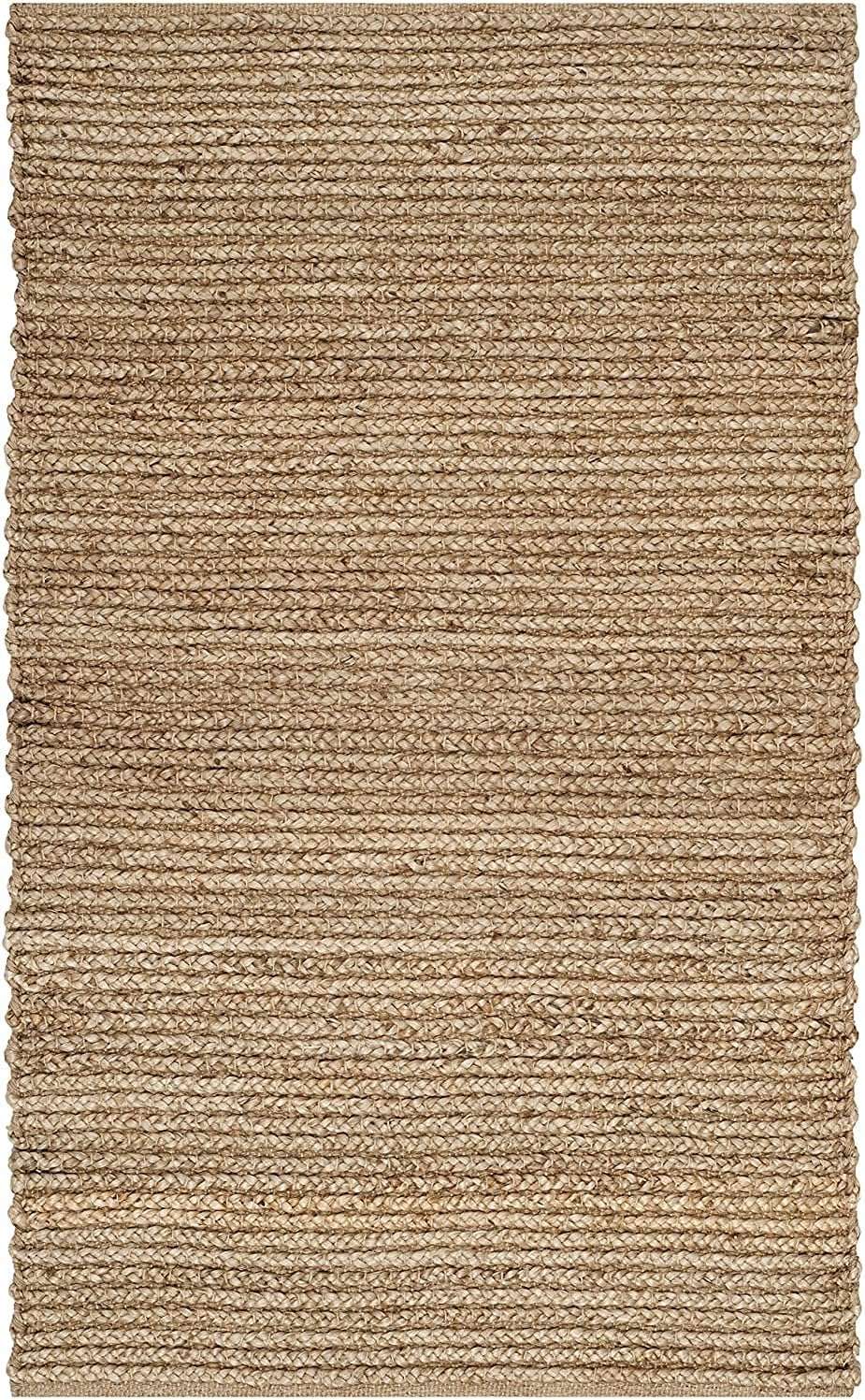 THE HOME TALK Natural Handcrafted Braided Jute Rug-150X240CM|Traditional Carpet for Living Room,Kitchen,Entryway,Bedroom,Dining Room|Rustic Bohemian Decor|Durable,Anti-Skid Carpets for Centre Table 4