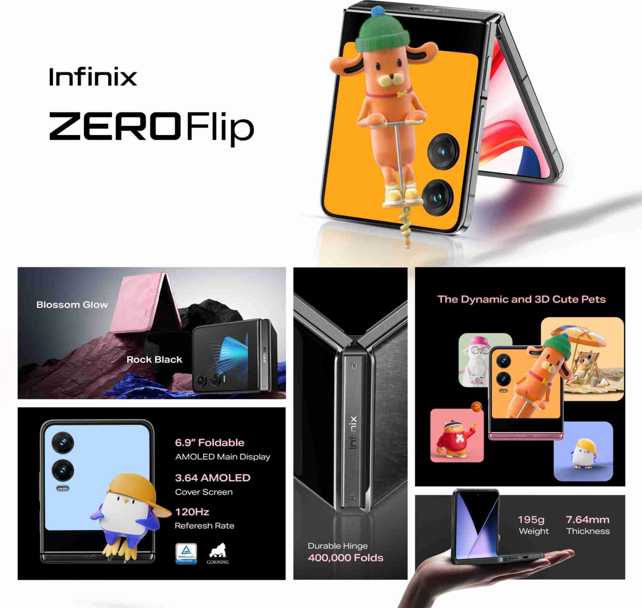 Infinix Zero Flip 5G (Rock Black, 512 GB) (8 GB RAM) 4