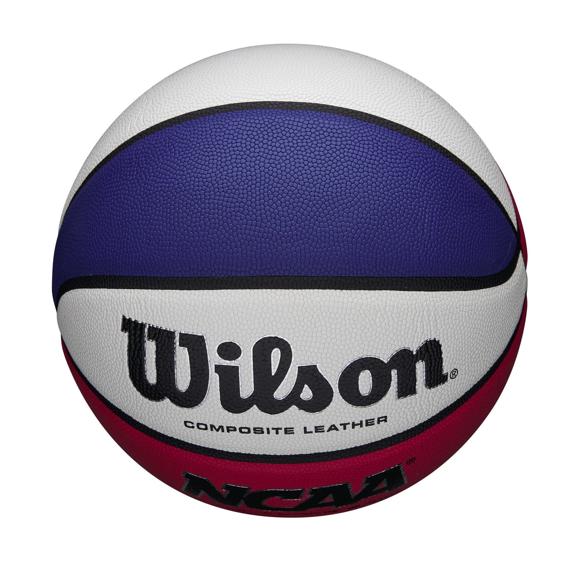 Wilson NCAA Replica Basketball - Size 7 - 29.5", Red/White/Blue 3