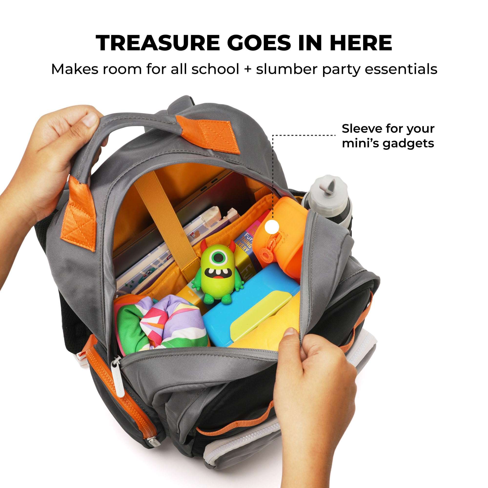 Mokobara The Jetpack Backpack - Lightweight Water-Resistant School Backpack for Kids (10+ Years) with Magicmove Logo and Reflective Stripe| Ideal for School, Travel, and Outdoor Adventures (New Game) 5