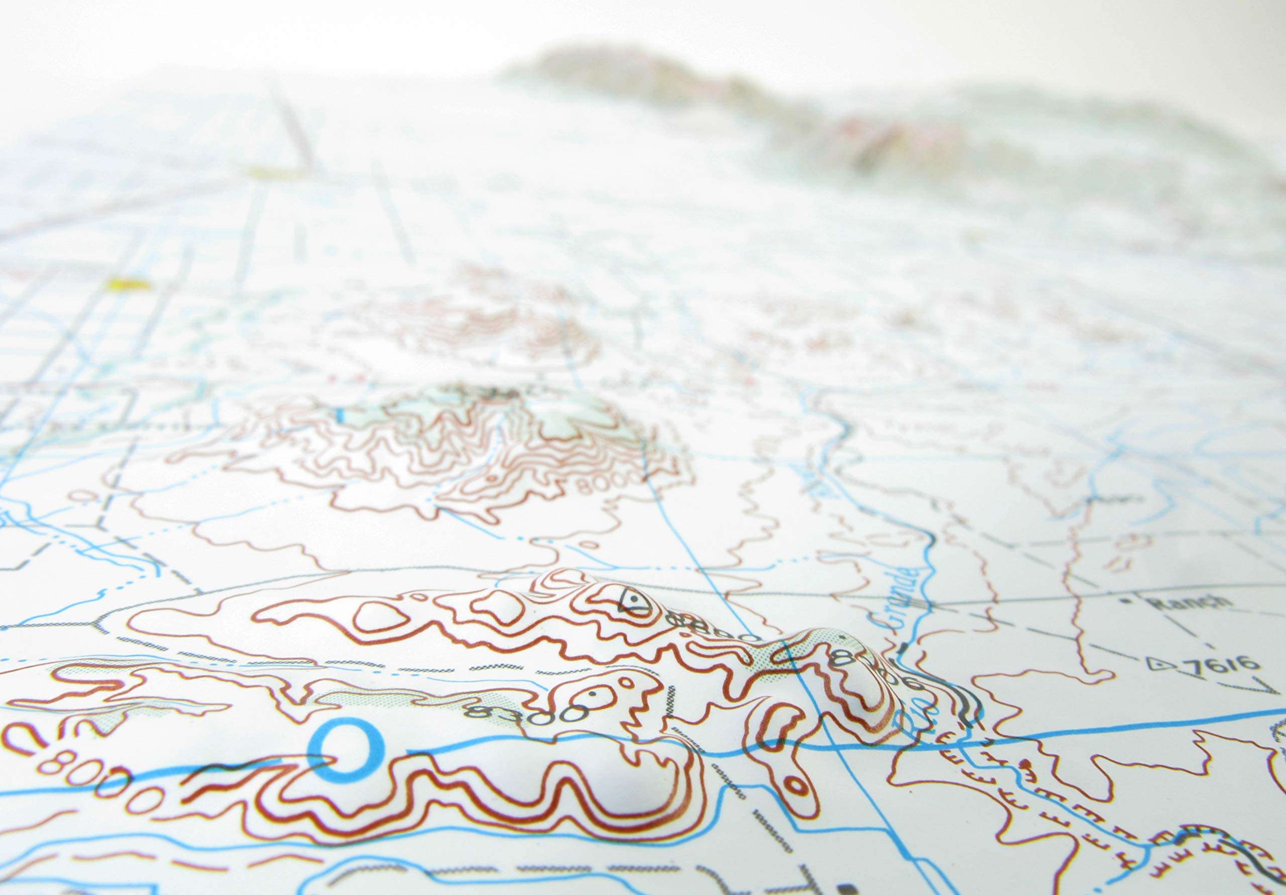American Educational Trinidad Colorado Map, 31" Length x 21" Width 3