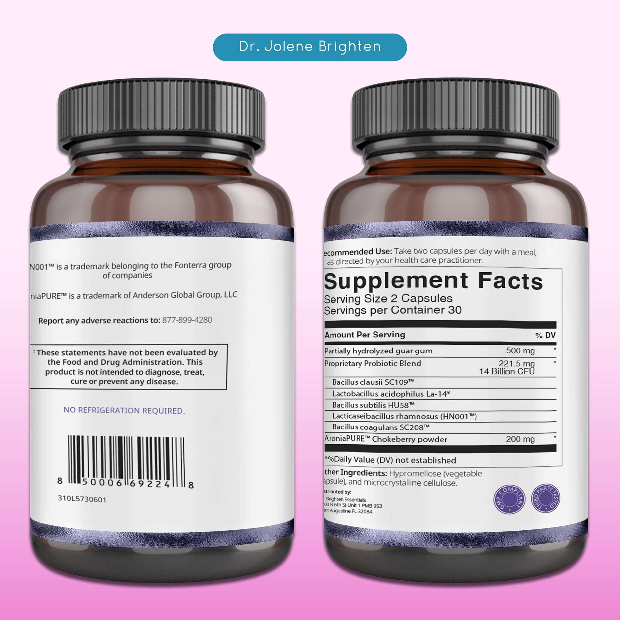 Dr. Brighten Prenatal Plus and Women's Probiotic Pregnancy Support Bundle - Vitamins, Minerals, Probiotics, Prebiotics, and Antioxidants for Pregnant or Nursing Mothers, Non-GMO Vegan, No Gluten, 5