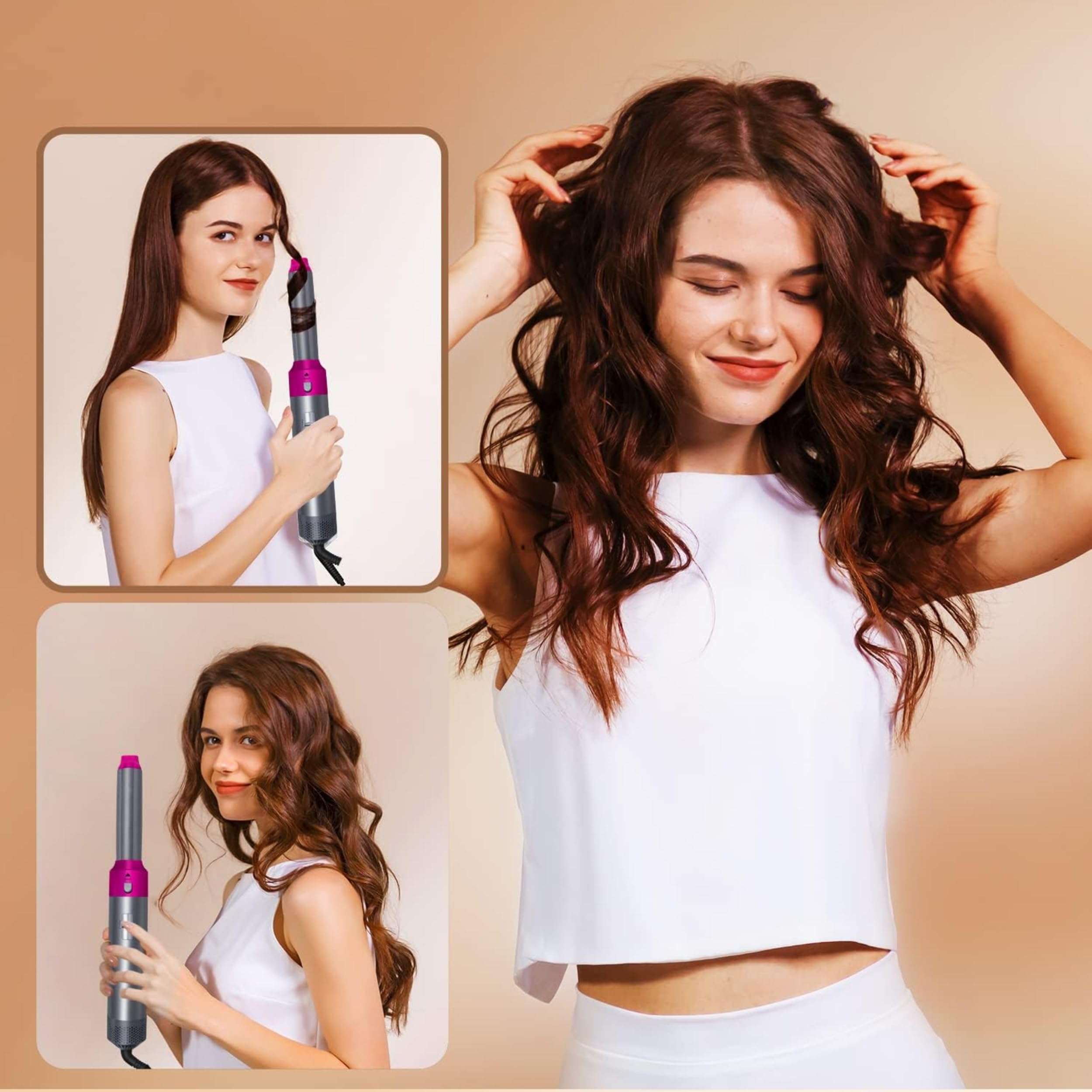 Drumstone ( LIMITED STOCK WITH 15 YEARS WARRANTY ) 5 IN 1 Hair Styler Dryer Comb and Styling Tool for Curly Hair, Straightening, Manual Curling, Drying, Combing 6