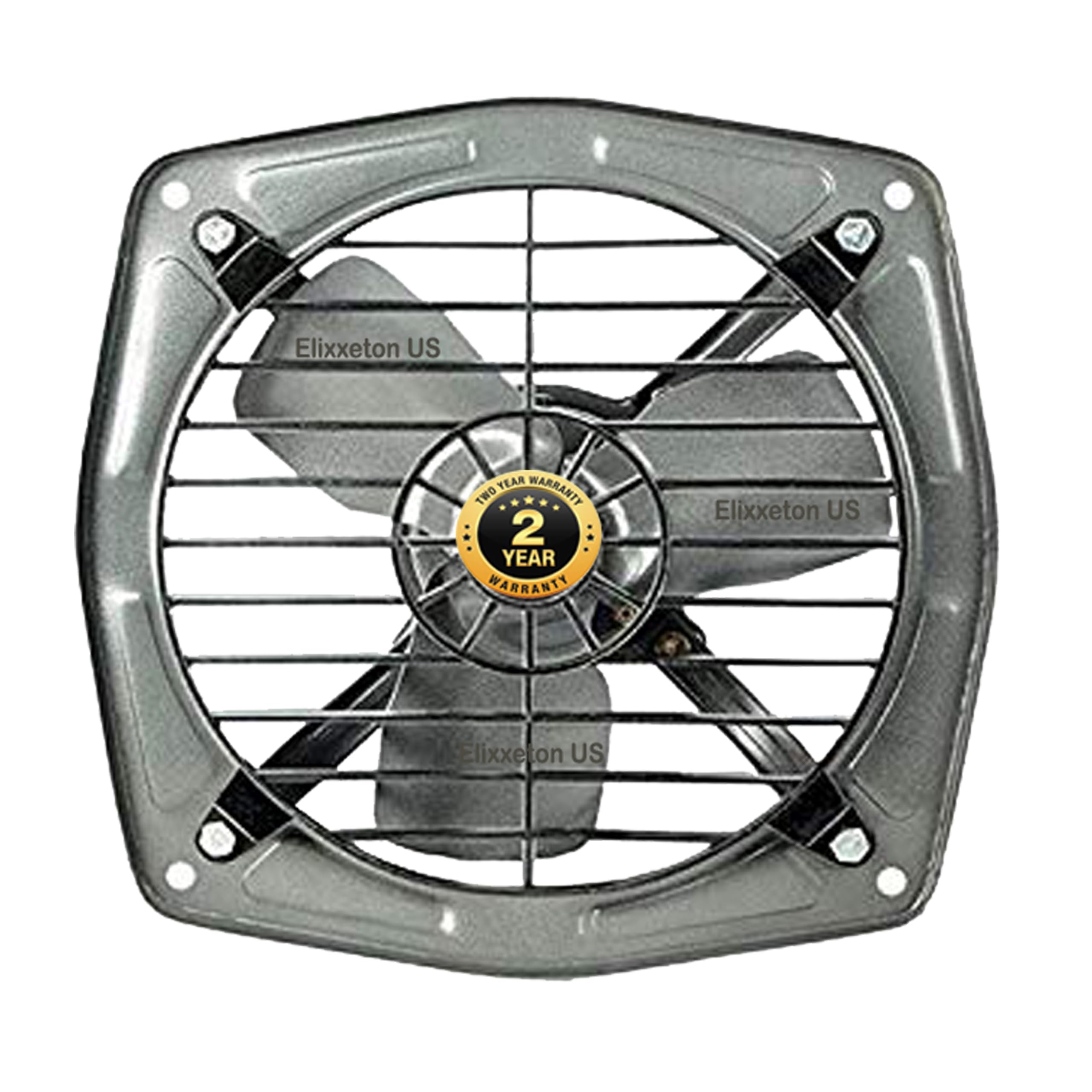 Enamic UK 2 Year Warranty Exhaust Fan Heavy Duty || (12 inch) || Safety Grid High Speed Copper Winding for Kitchen || Bathroom || Office || Color || j-01