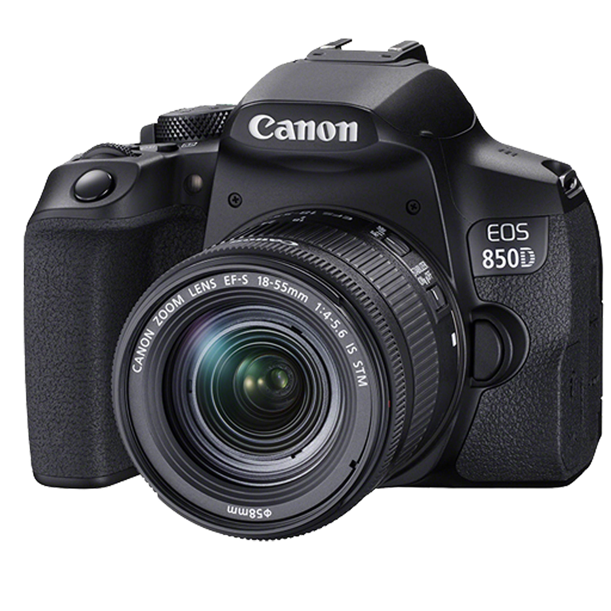 Canon EOS 850D (Rebel T8i) DSLR Camera w/EF-S 18-55mm F/4-5.6 STM Zoom Lens + 100S Sling Backpack + 64GB Memory Cards, Professional Photo Bundle (40pc Bundle) 2