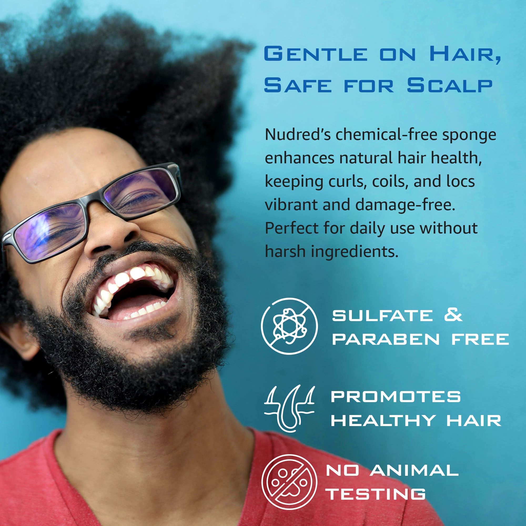 NuDred Hair Brush for Black Men and Women, Twisting Sponge for Curling Afro Style Dreads, Coils & Twists, Barber Curling Care Tool (Silver, Small Holes) 5