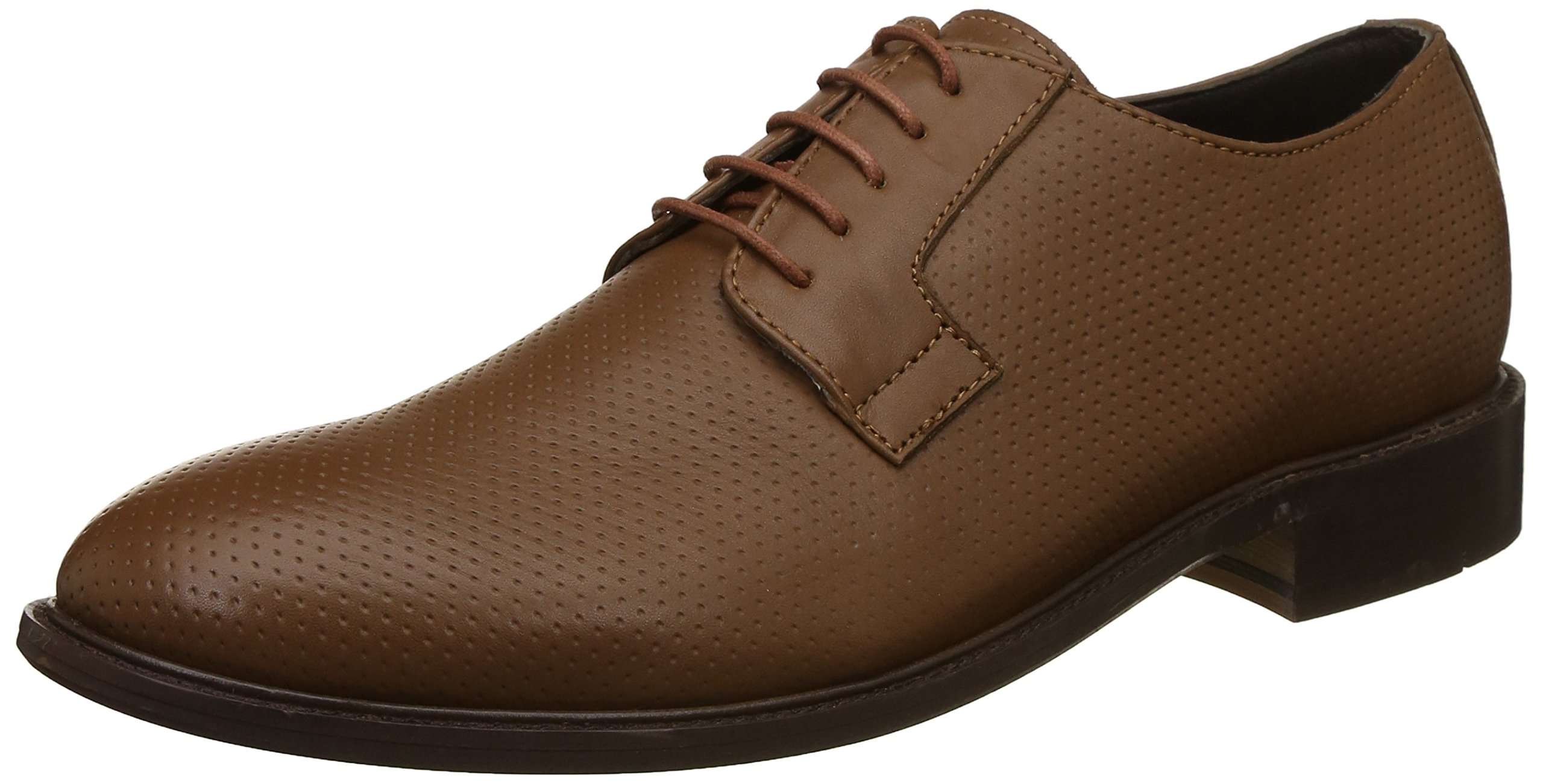 Carlton London Men's Piero Tan Leather Formal Shoes - 6 UK/India (40 EU) 1