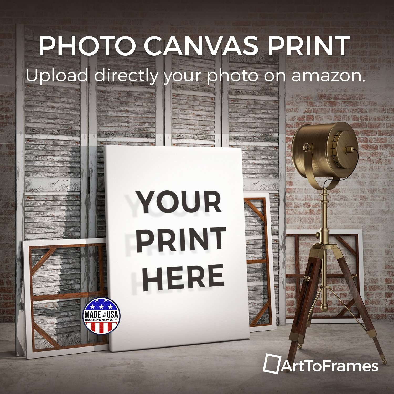ArtToFrames 14x18 Custom Canvas Print - Upload Your Photo or Picture - 1.5 Inch Gallery Wrap - Mirror edges. 3