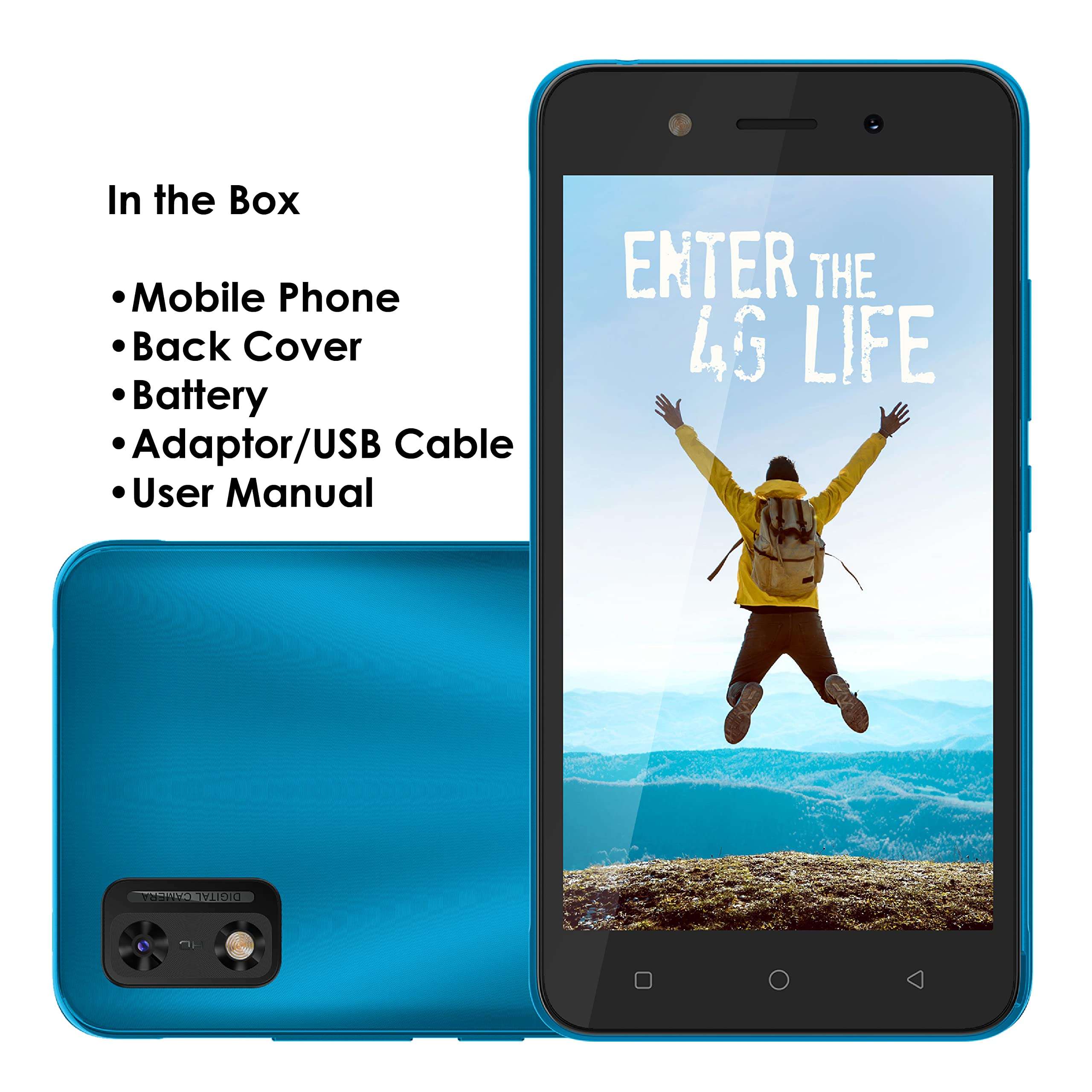 itel A23 Pro_Open Version (5'' FWVGA Bright display | 8GB+1GB Memory | Smart Face Unlock | 2400mAh Battery | 2MP Rear Camera | Selfie Camera)_Lake Blue 5