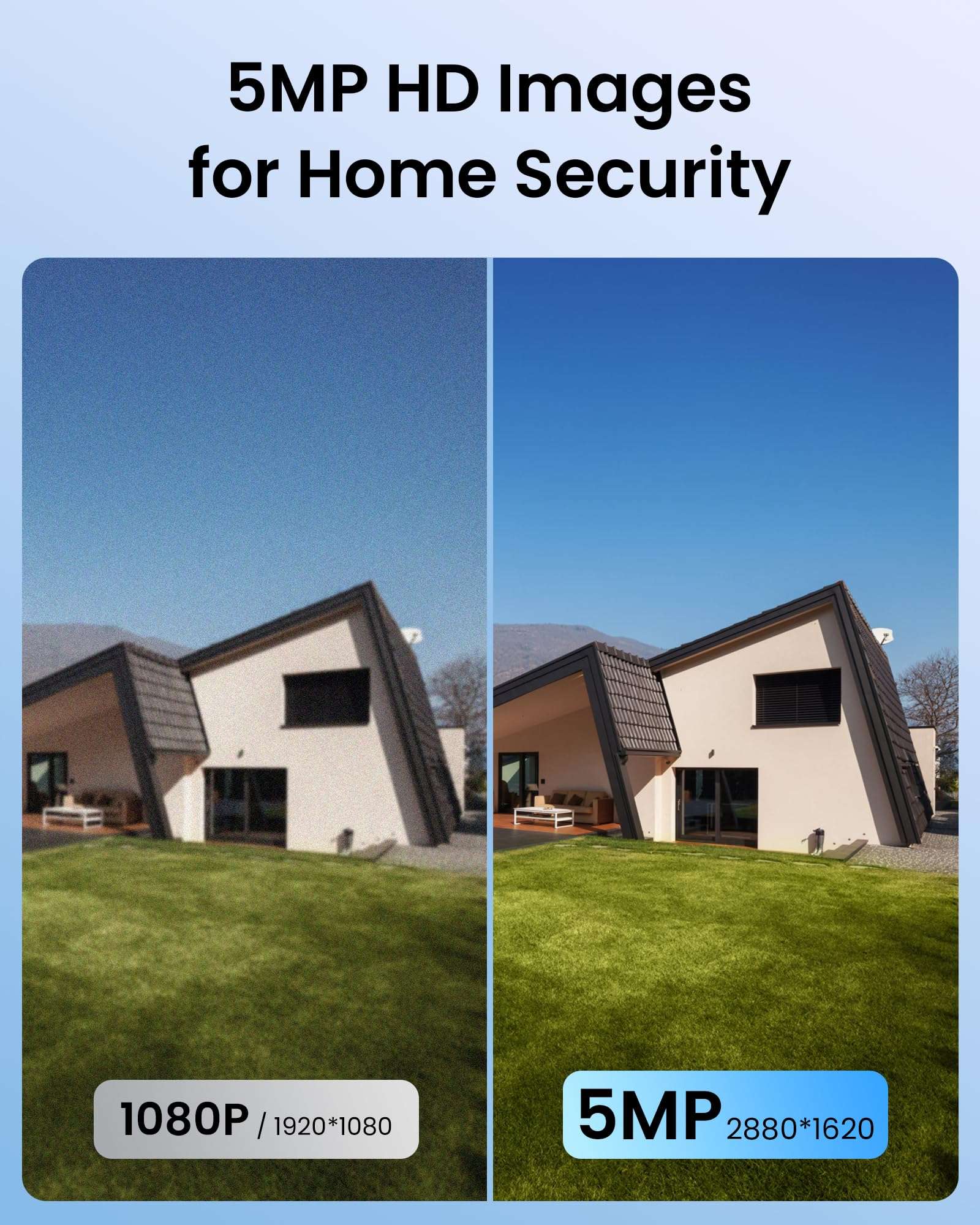 ZOSI C296 3K 5MP Add-on PoE PT Camera Outdoor, Starlight Night Vision, AI Face Human Vehicle Detection, 2-Way Talk, Auto Track, Pan/Tilt, Only Compatible NVR 3