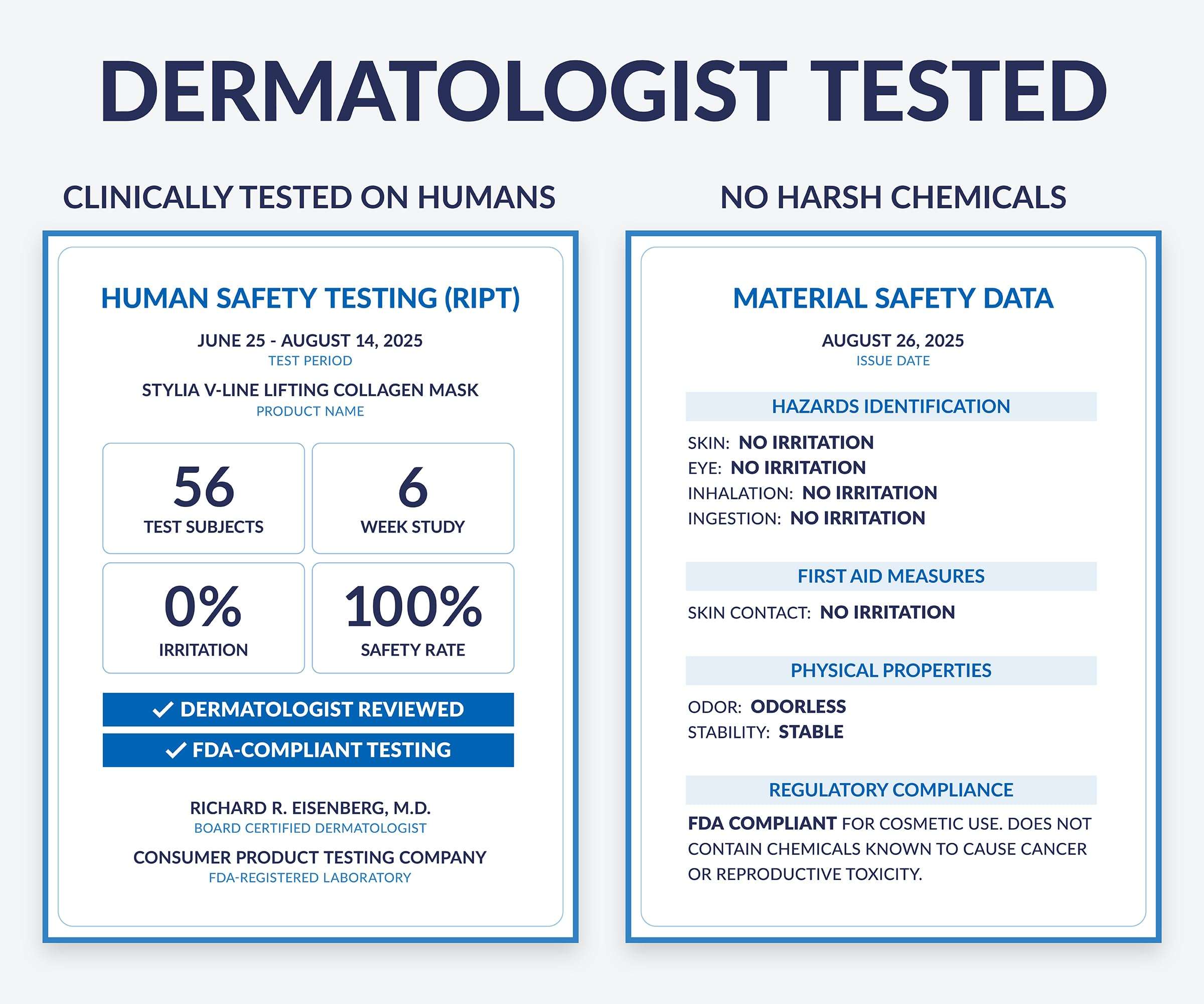 Stylia V Line Lifting Collagen Mask - Lift, Firm & Contour Jawline - Tightening Double Chin Strap with Hyaluronic Acid & Aloe - Neck Lift & Face Tightening Mask - Jawline Shaper Face Lift Tape (5PC) 5