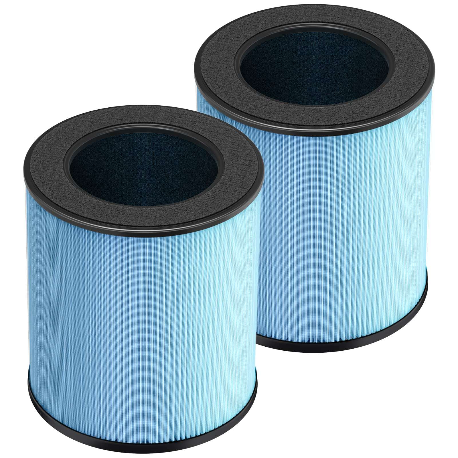 2 Pack MK03 Air Filter Replacement for MK03 Air Purifier, 4-in-1 MK03 MJ003H High-Efficiency H13 HEPA Filter for POMORON MJ003H Air Cleaner, Replace Part MG03JHLX/DH-JH03/MJ003H-RF 1