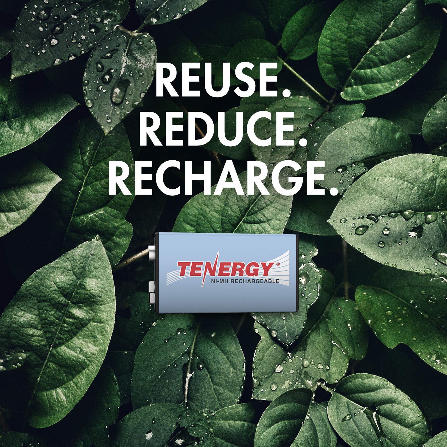 Tenergy 9V NiMH Battery, High Capacity 250mAh Rechargeable 9 Volt Batteries for Smoke Detector/Alarms, TENS Unit, Metal Detector, and More (4 Pack) 6