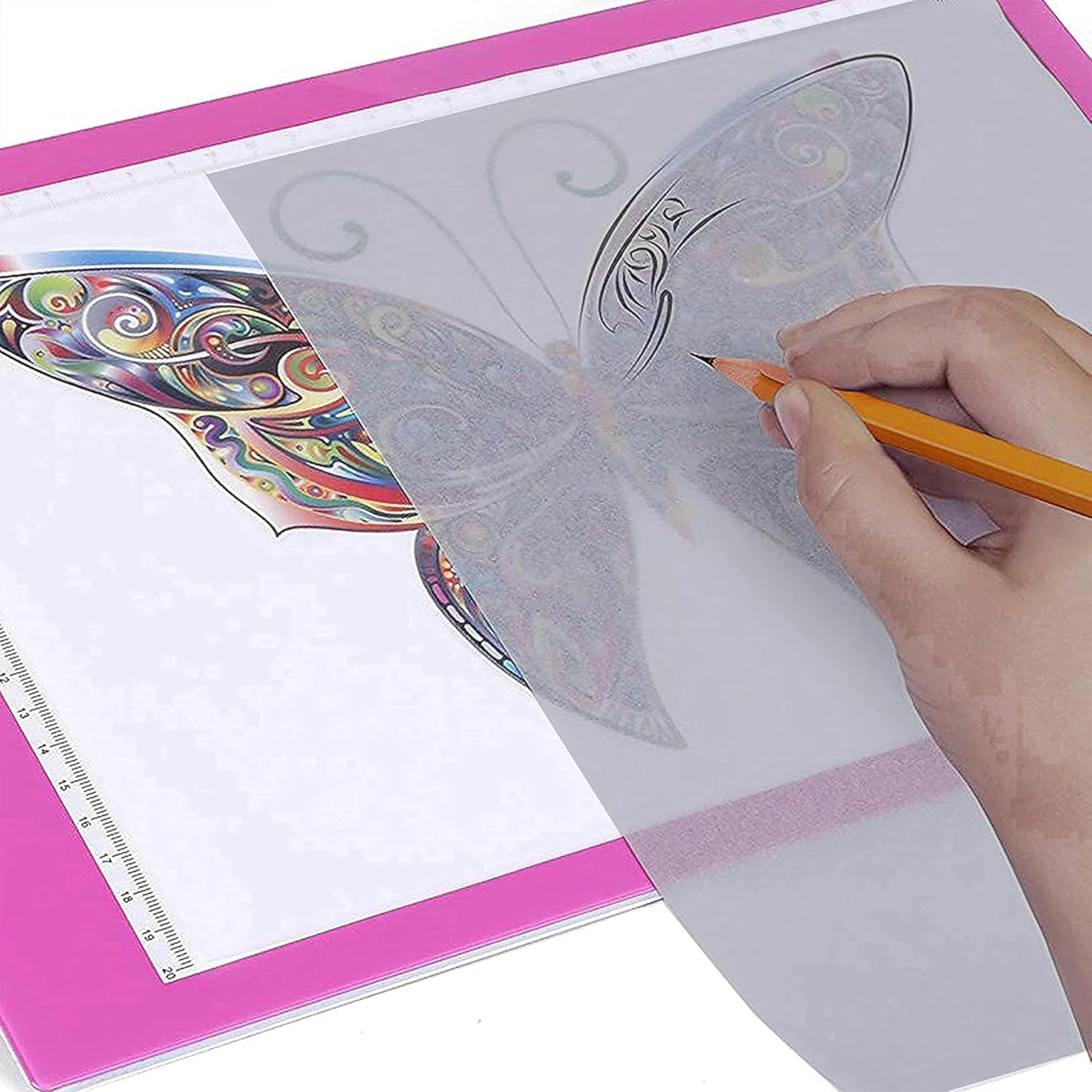 PG Creations 100 Sheets, A3 Tracing Paper, 100 GSM Thick Paper for Architects, Fashion Designers & Engineering Drawings, 16.5x11.7 Inch, White 5