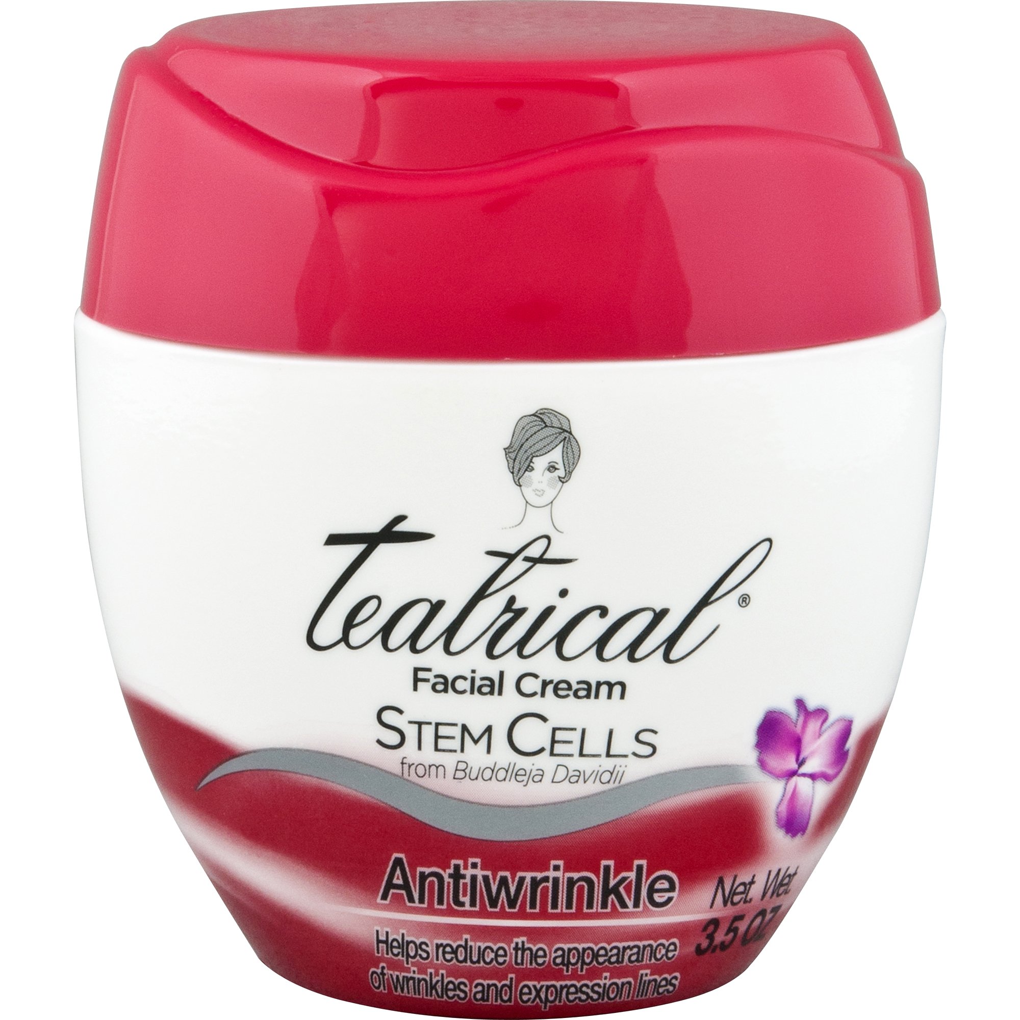 TEATRICAL Anti-Wrinkle Cream with Buddleja Davidii Stem Cells, Floral, 3.5 Ounces,6-50240-01641-7 1