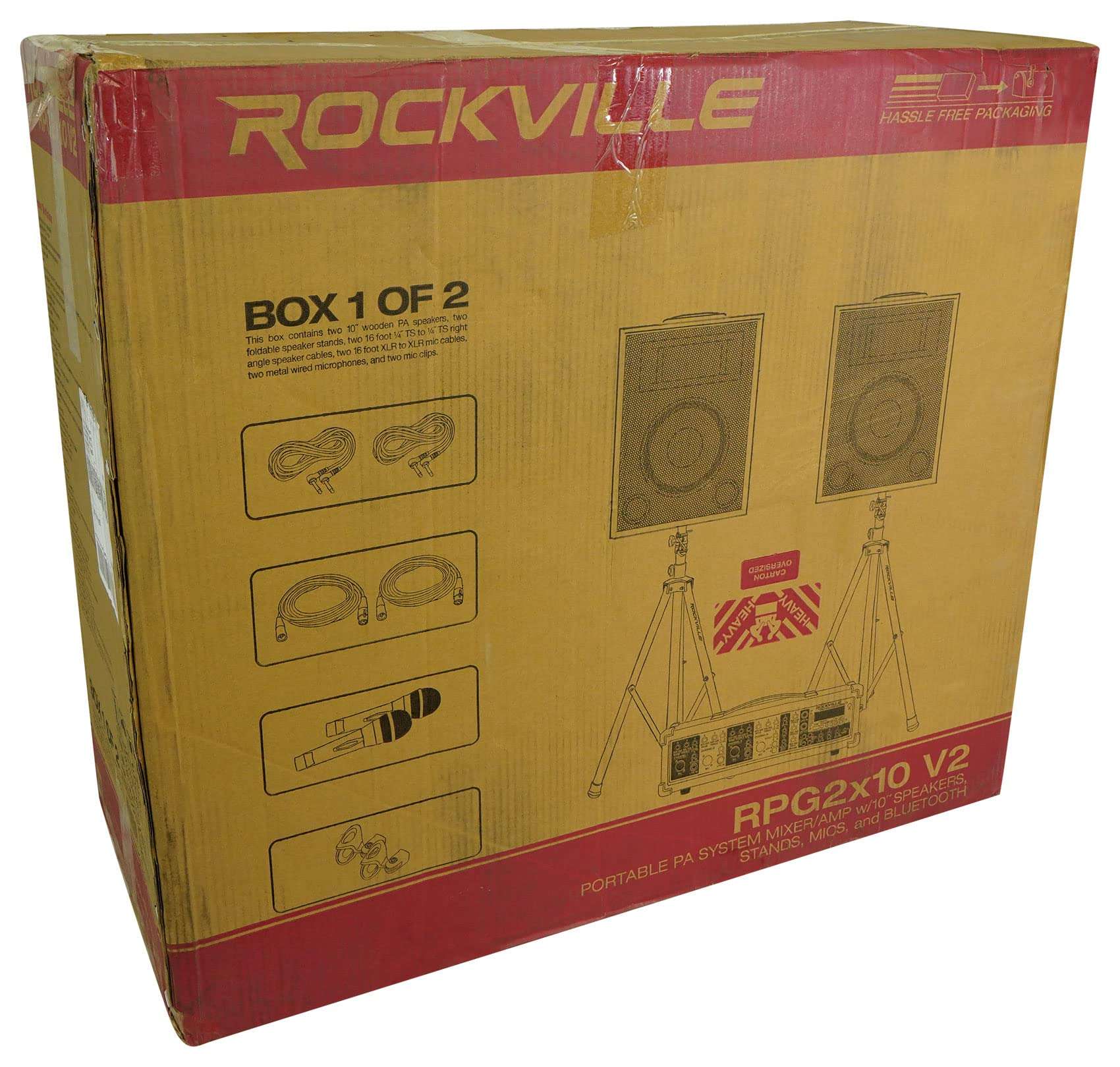 Rockville Dual 10" Android /iphone/ipad/Laptop/TV Youtube Karaoke Machine/System 5