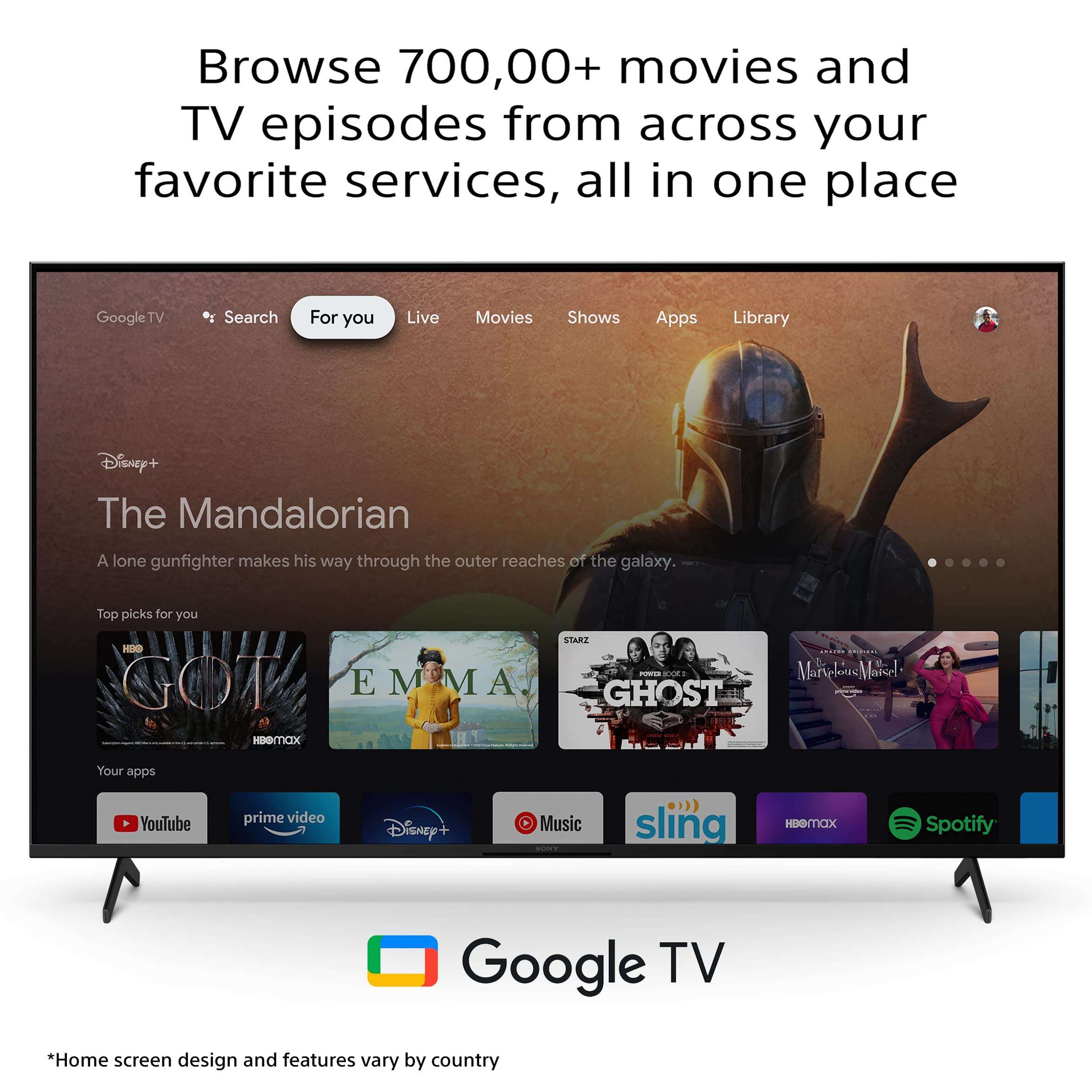 Sony Bravia 139 cm (55 inches) 4K Ultra HD Smart LED Google TV S_KD-55X80K_1 (Black) 2