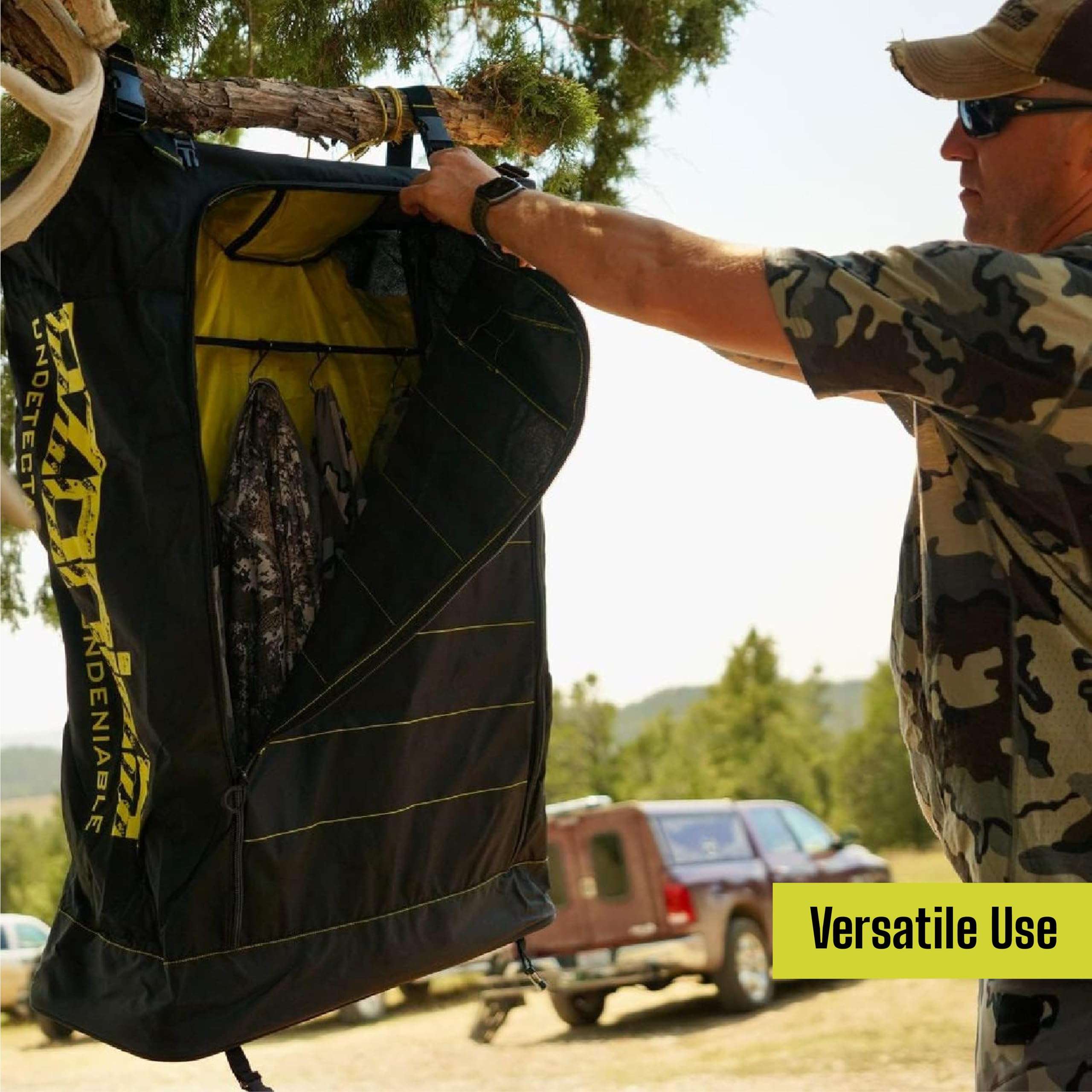 Ozonics DriWash Bag and Closet for Deodorizing Hunting Apparel - Pair HR230, HR300, OrionX or HR500 for Gear Scent Elimination 2