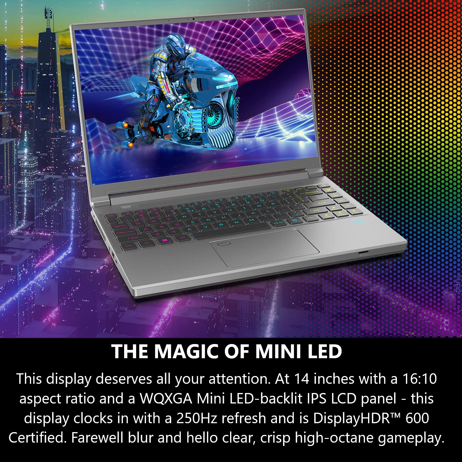 Acer Predator Triton 14 Gaming/Creator Laptop | 13th Gen Intel i7-13700H | NVIDIA GeForce RTX 4070 | 14" Mini LED 250Hz G-SYNC Display | 16GB LPDDR5 | 1TB PCIe Gen4 SSD |WiFi 6E | PT14-51-7979, Silver 4