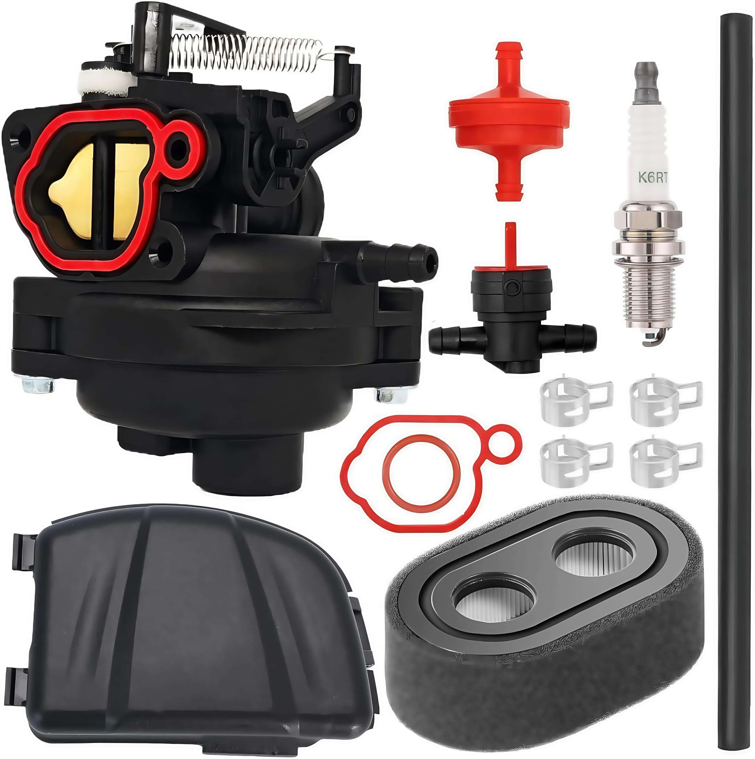 M230 Carburetor Carb Air Filter Kit - Compatible with Craftsman M230 163cc Engine, Craftman Carburetor, and Troy Bilt Lawn Mower Parts; 799584 Carburetor Perfect Engine 1